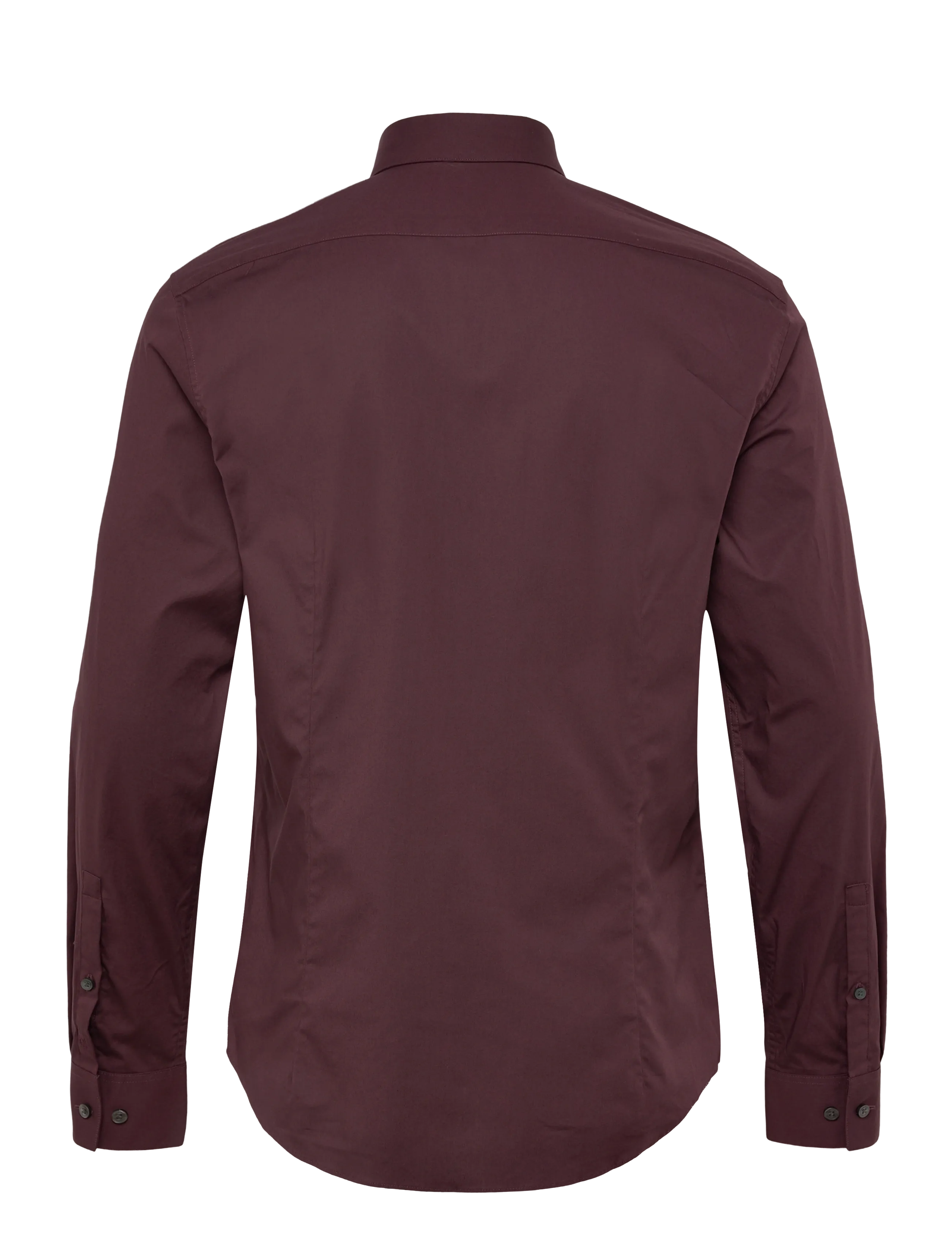 Calvin Klein - SLIM ESSENTIALS POPLIN STR SLD - bordeaux - 1