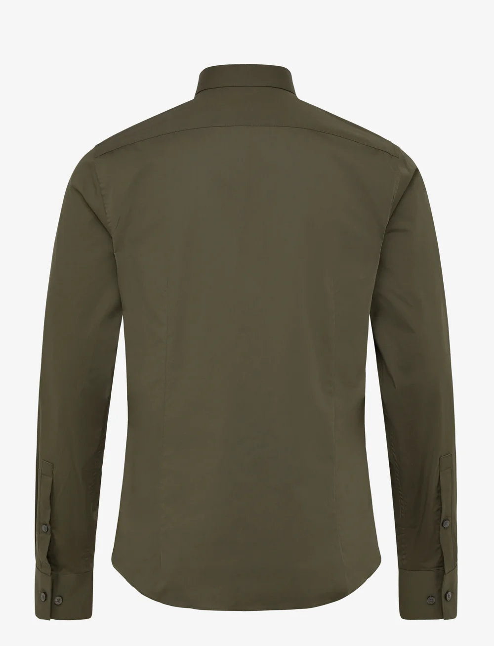 Calvin Klein - SLIM ESSENTIALS POPLIN STR SLD - formelle hemden - forest - 1