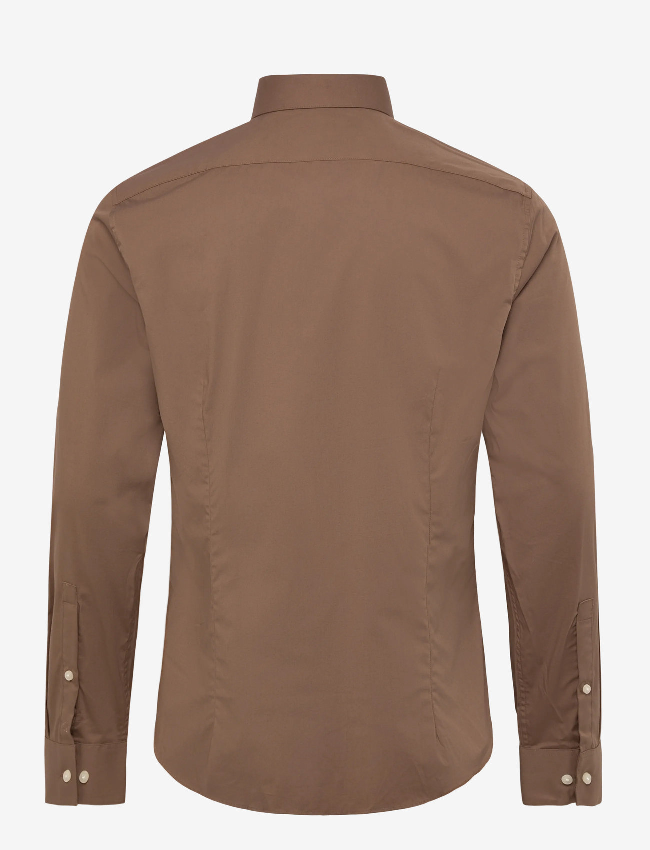 Calvin Klein - SLIM ESSENTIALS POPLIN STR SLD - kostymskjortor - new tan - 1