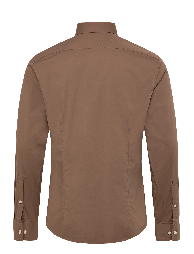 Calvin Klein - SLIM ESSENTIALS POPLIN STR SLD - kostymskjortor - new tan - 1