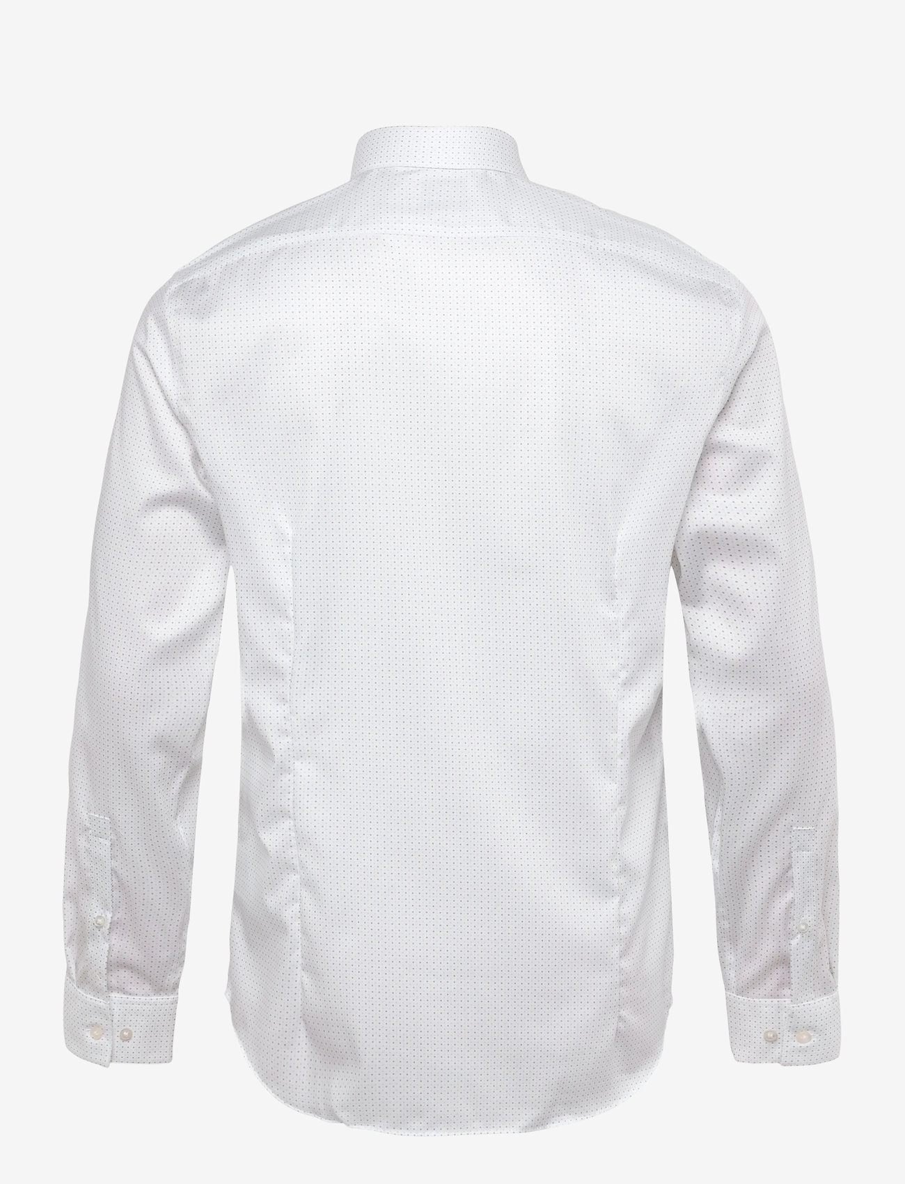 Calvin Klein - SLIM MID TWILL STR PRT - pidulikud särgid - green multi - 1