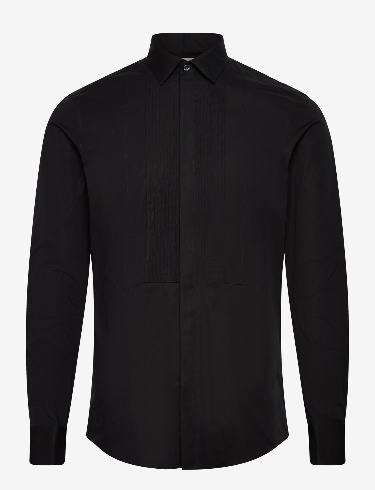 Calvin Klein - SLIM OCCASION STR SLD - smokingskjortor - black - 0