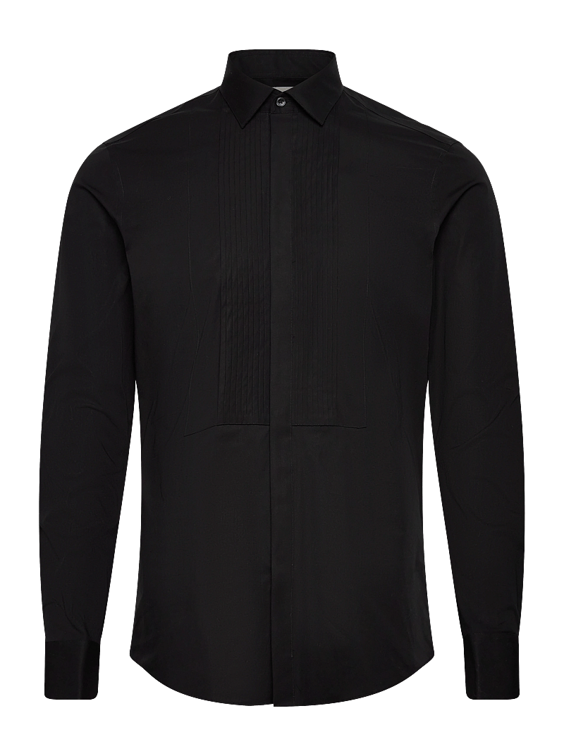 Calvin Klein - SLIM OCCASION STR SLD - smokingskjorter - black - 0