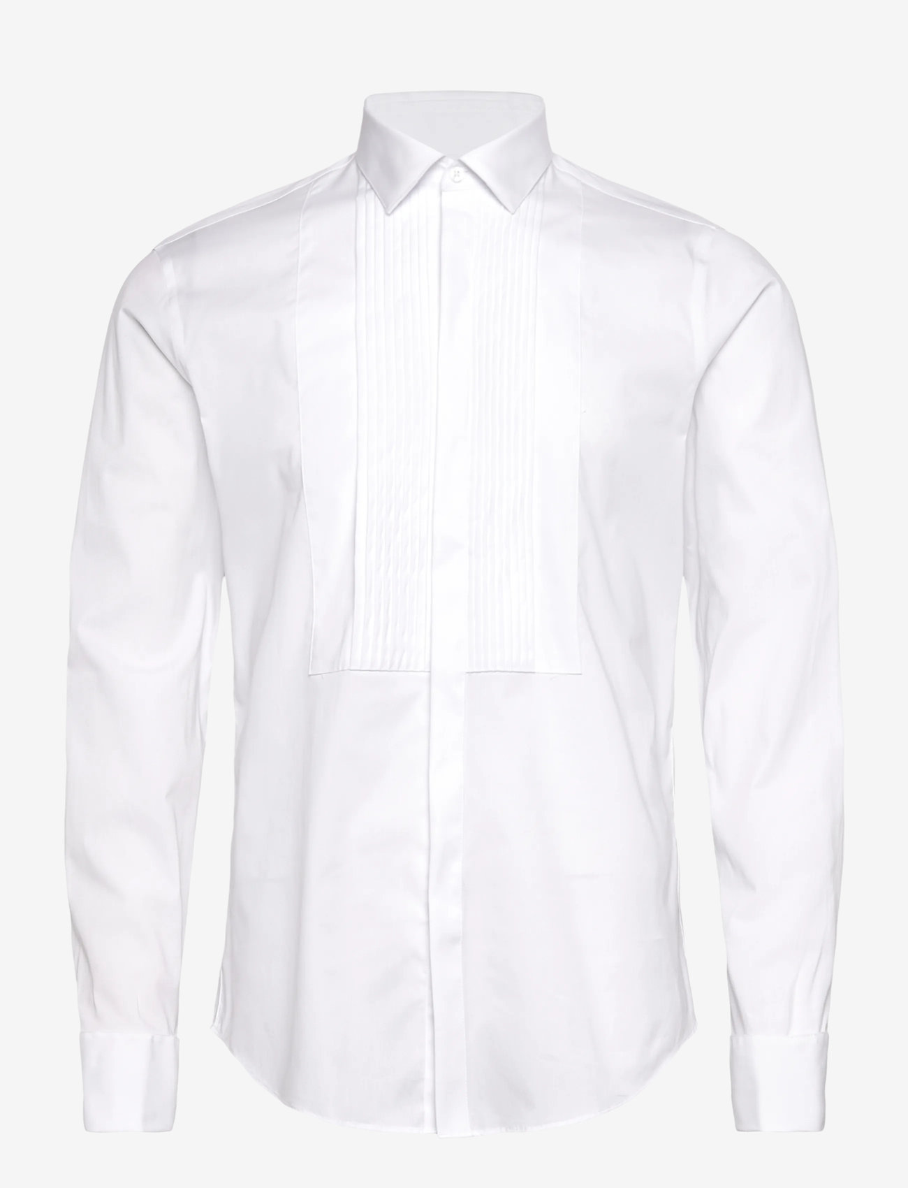 Calvin Klein - SLIM OCCASION STR SLD - tuxedo shirts - white - 0