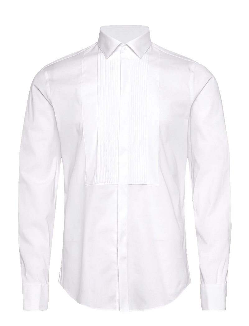 Calvin Klein - SLIM OCCASION STR SLD - tuxedo shirts - white - 0