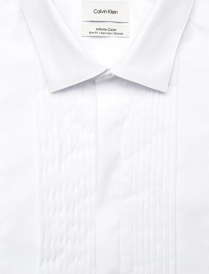 Calvin Klein - SLIM OCCASION STR SLD - tuxedo shirts - white - 2