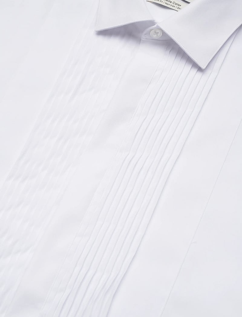 Calvin Klein - SLIM OCCASION STR SLD - tuxedo shirts - white - 4