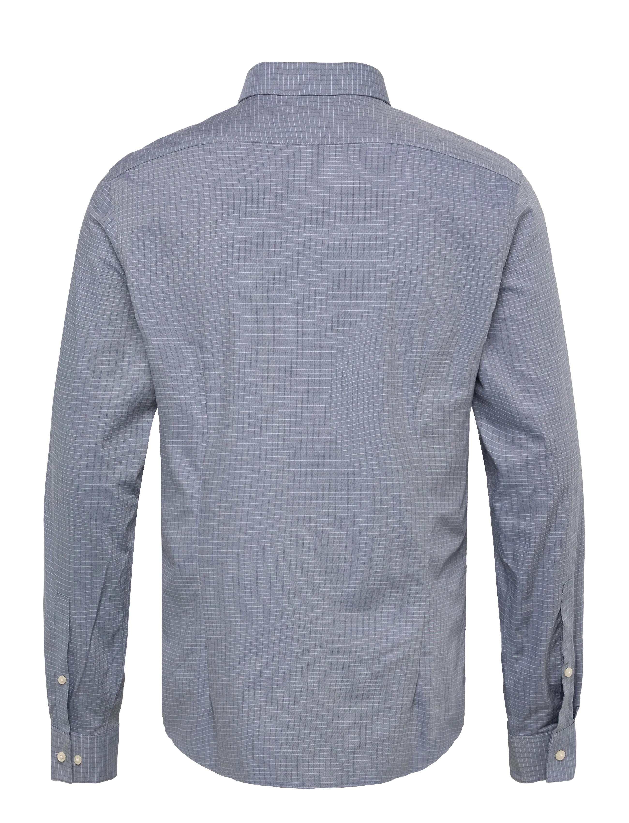 Calvin Klein - SLIM SFT SEASNL COMF CHK - biznesowa - steel blue - 1