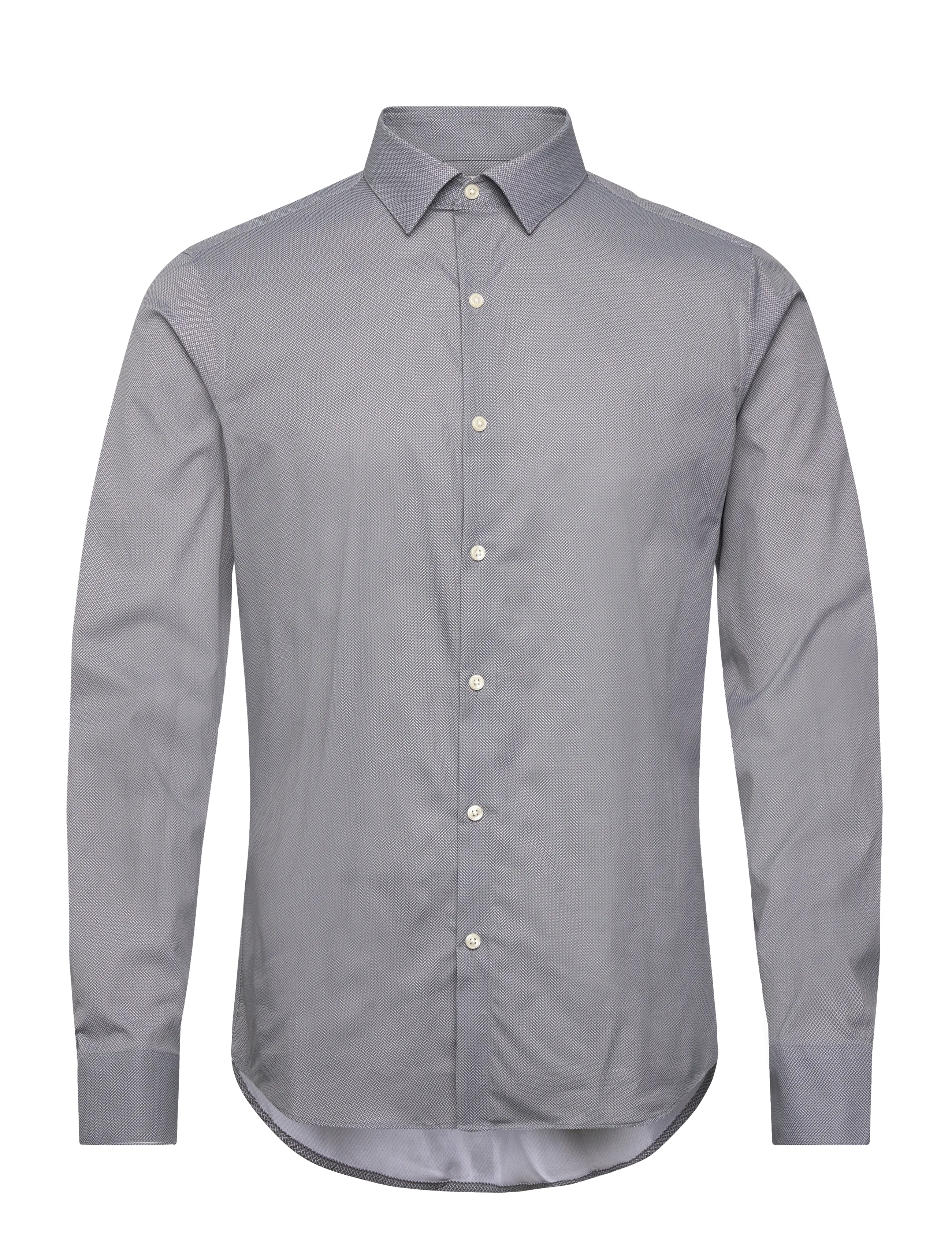 SLIM PERF WOVEN STR PRT - CHARCOAL