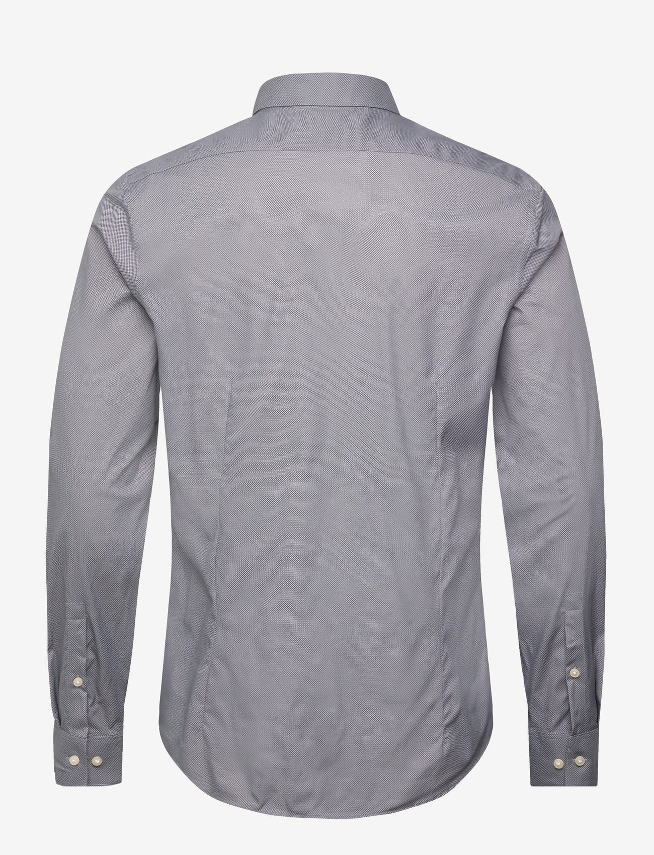 Calvin Klein - SLIM PERF WOVEN STR PRT - kostymskjortor - charcoal - 1