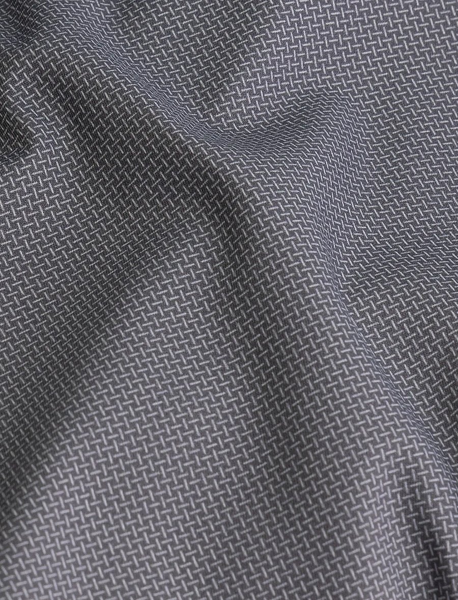 Calvin Klein - SLIM PERF WOVEN STR PRT - formelle hemden - charcoal - 4