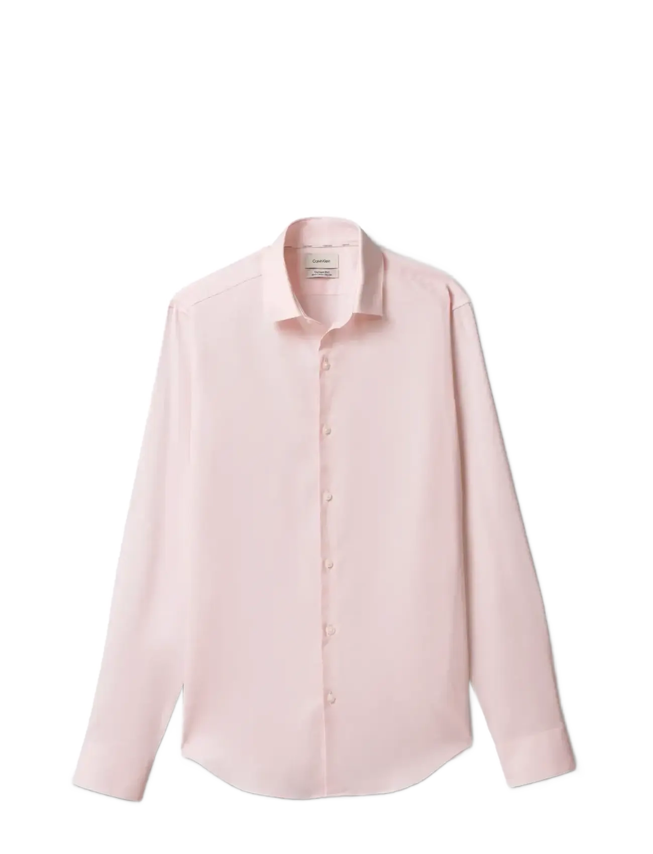 CALVIN KLEIN Slim Esntl Poplin Str Sld Pink - 42 - Herren
