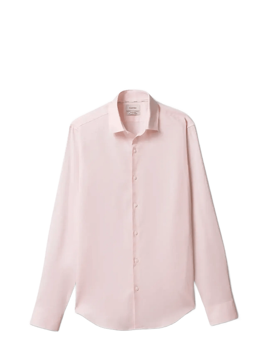 Calvin Klein - SLIM ESNTL POPLIN STR SLD - fínni skyrtur - pink - 1