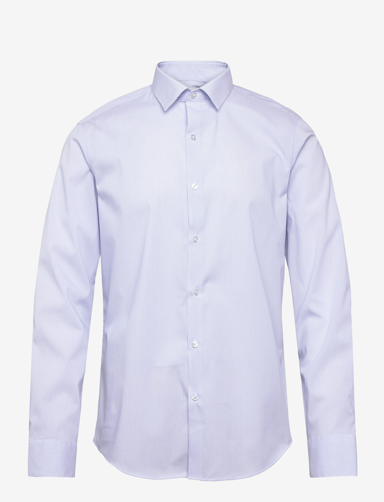 Calvin Klein - SLIM STR COLLAR STP - pidulikud särgid - stream - 0