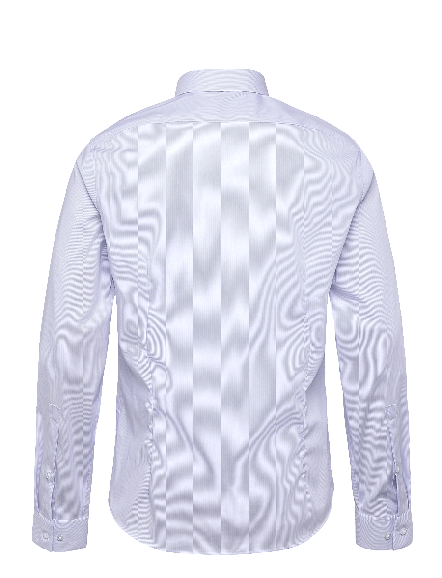 Calvin Klein - SLIM STR COLLAR STP - kostymskjortor - stream - 1