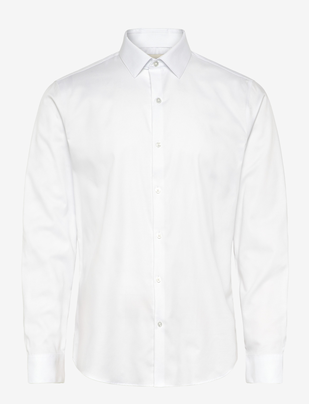 Calvin Klein - SLIM STR COLLAR SLD - formelle skjorter - white - 0