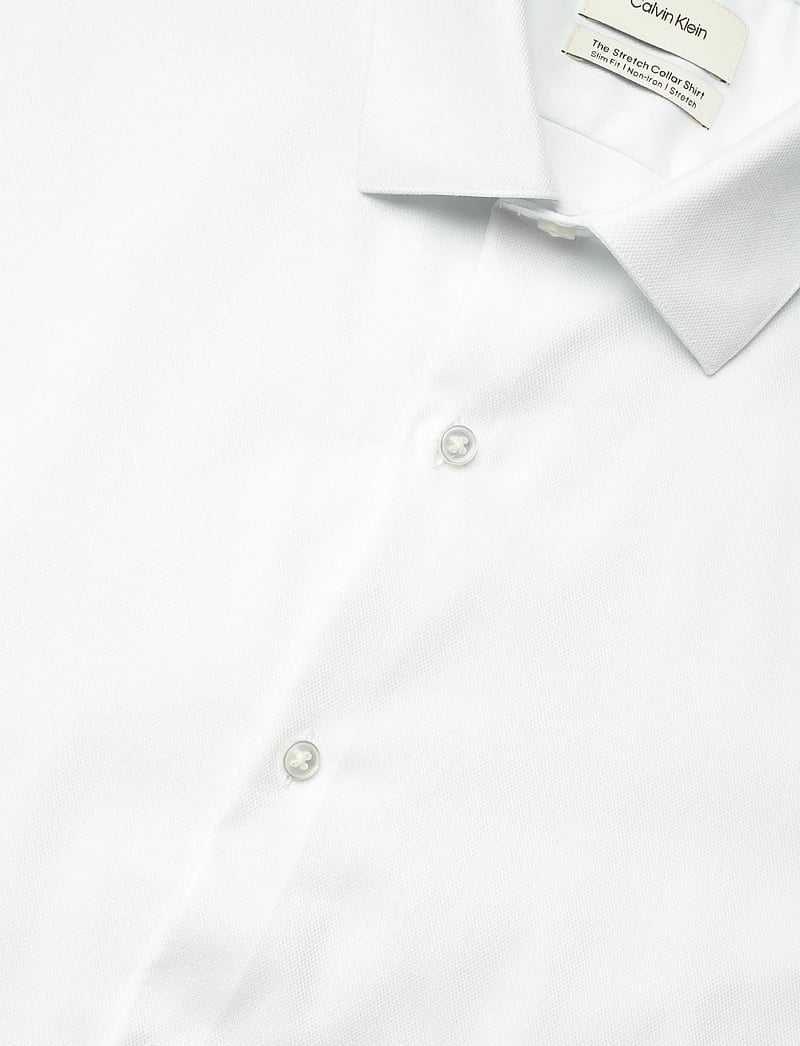 Calvin Klein - SLIM STR COLLAR SLD - formelle skjorter - white - 3
