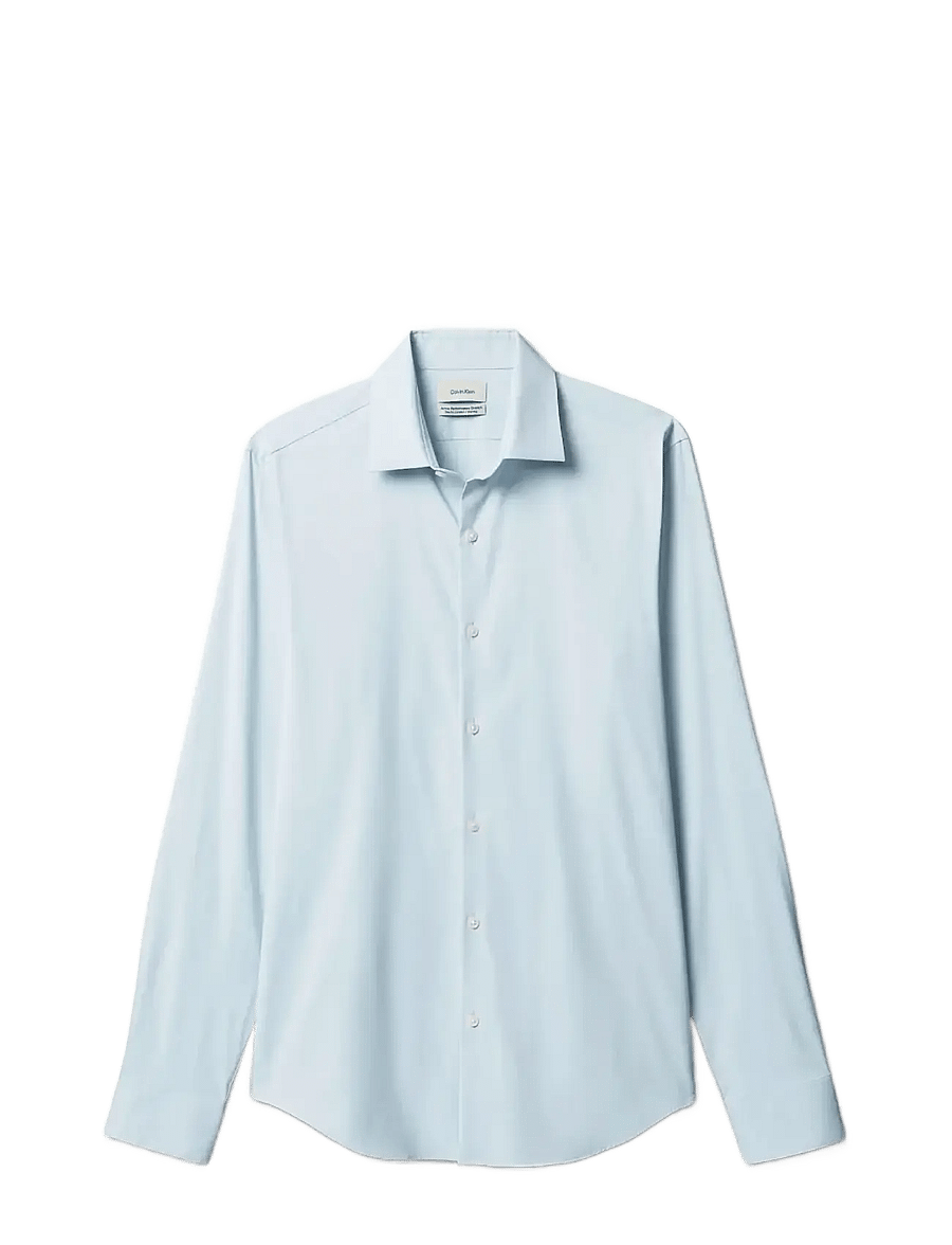 Calvin Klein - SLIM ACTV PERF STR SLD - pidulikud särgid - deep navy - 1