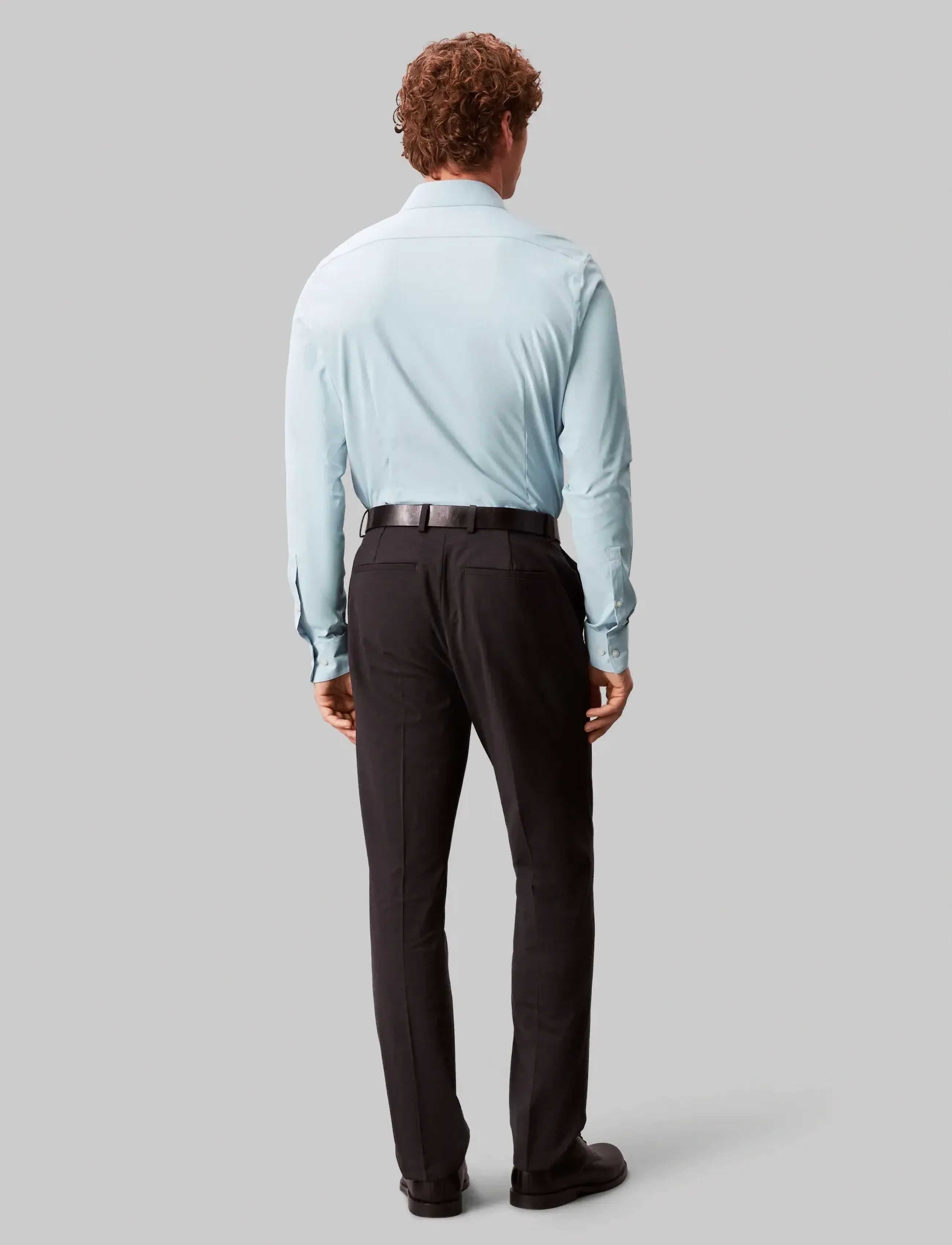 Calvin Klein - SLIM ACTV PERF STR SLD - pidulikud särgid - deep navy - 2