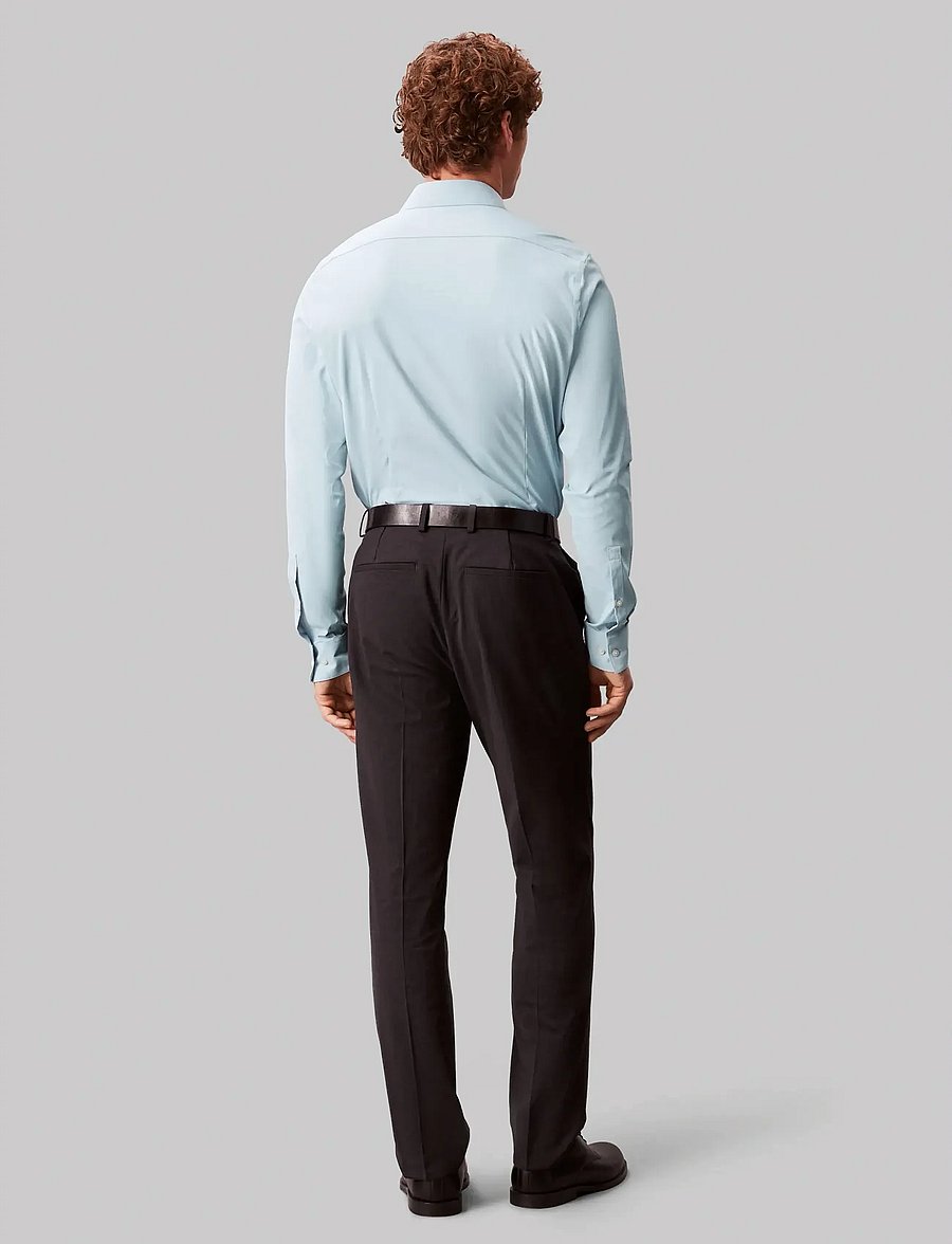 Calvin Klein - SLIM ACTV PERF STR SLD - pidulikud särgid - deep navy - 2