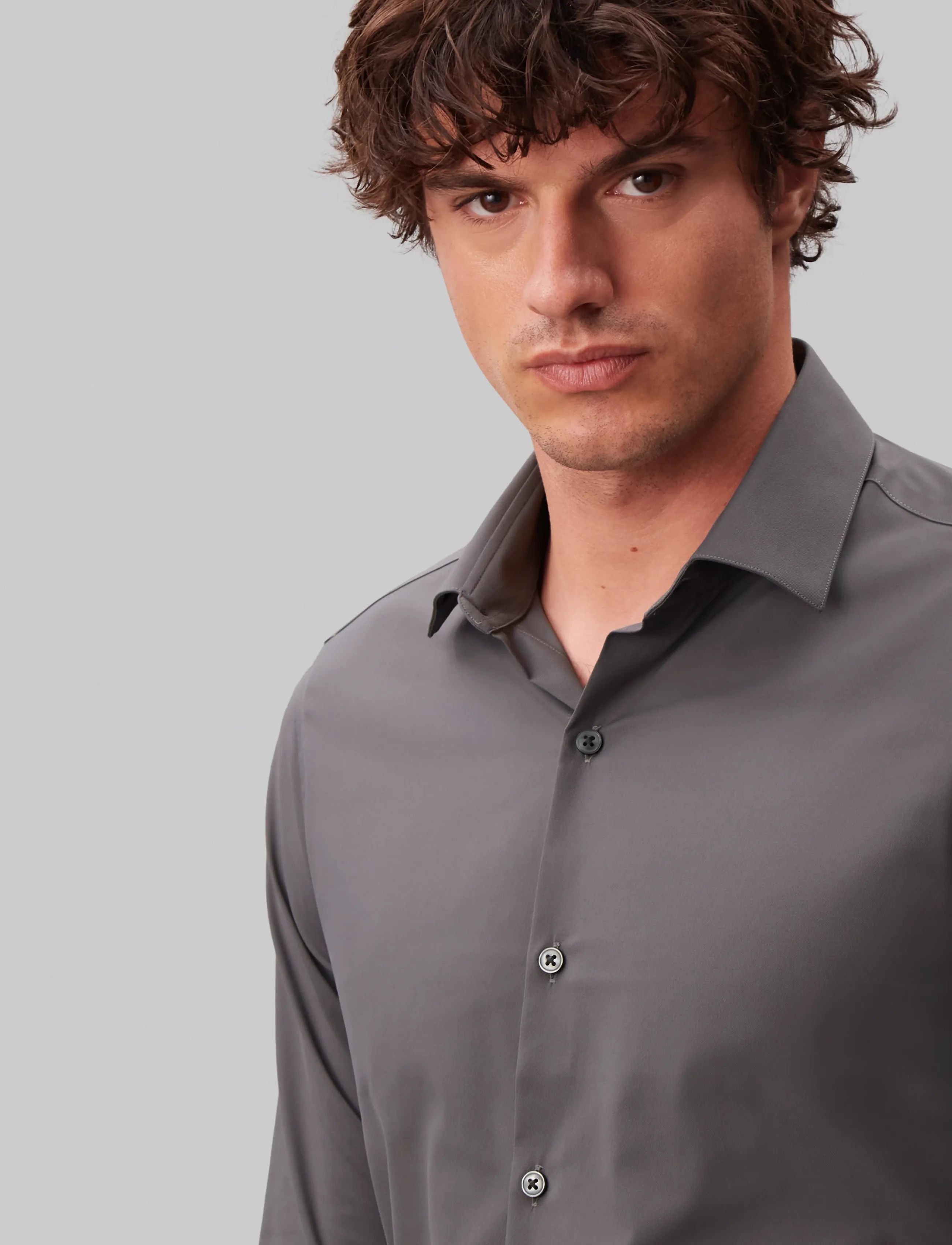 Calvin Klein Slim Actv Perf Str Sld kostymskjortor herr – bild 6