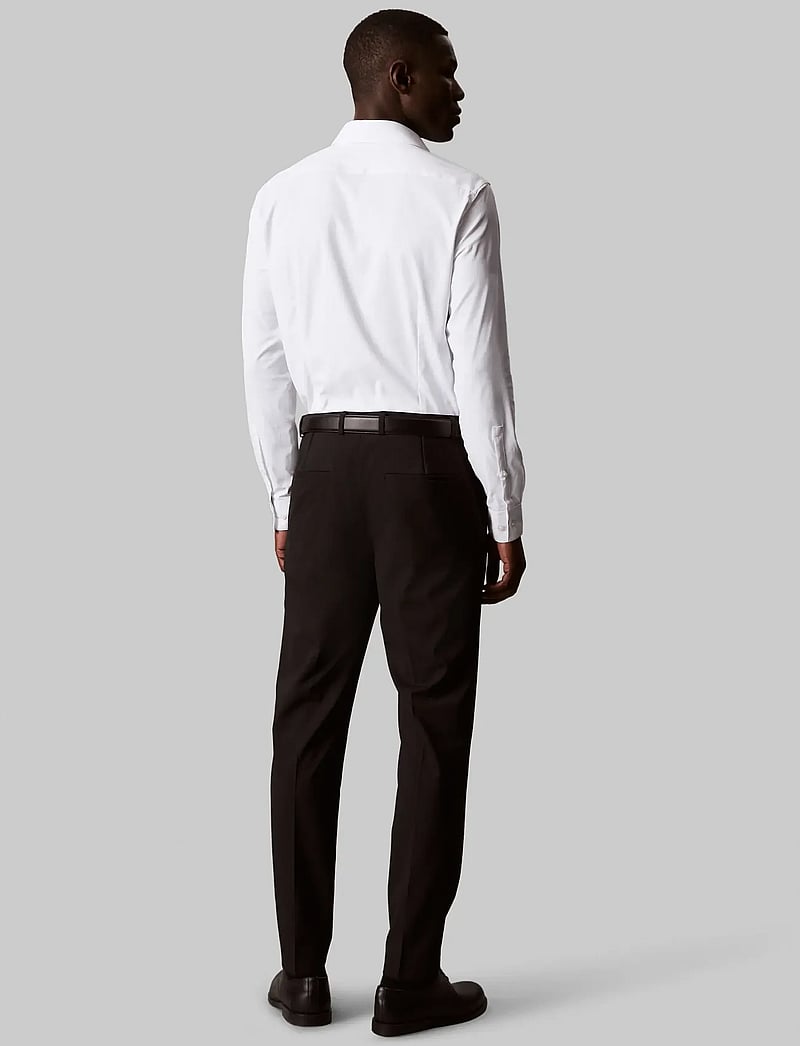 Calvin Klein - SLIM ACTV PERF STR SLD - formelle hemden - white - 4