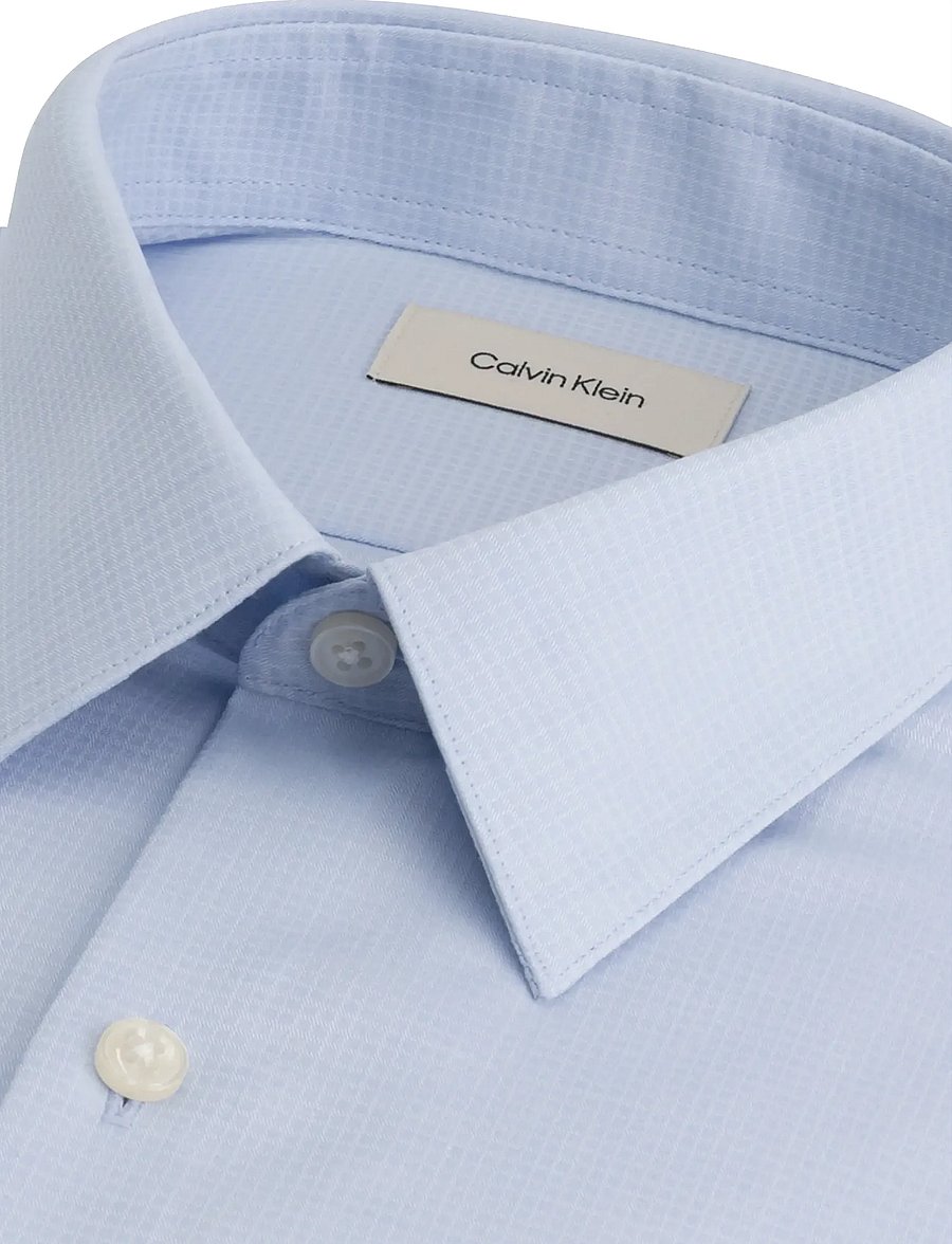 Calvin Klein - SLIM MULTI STR NI SLD - formelle hemden - blue - 1