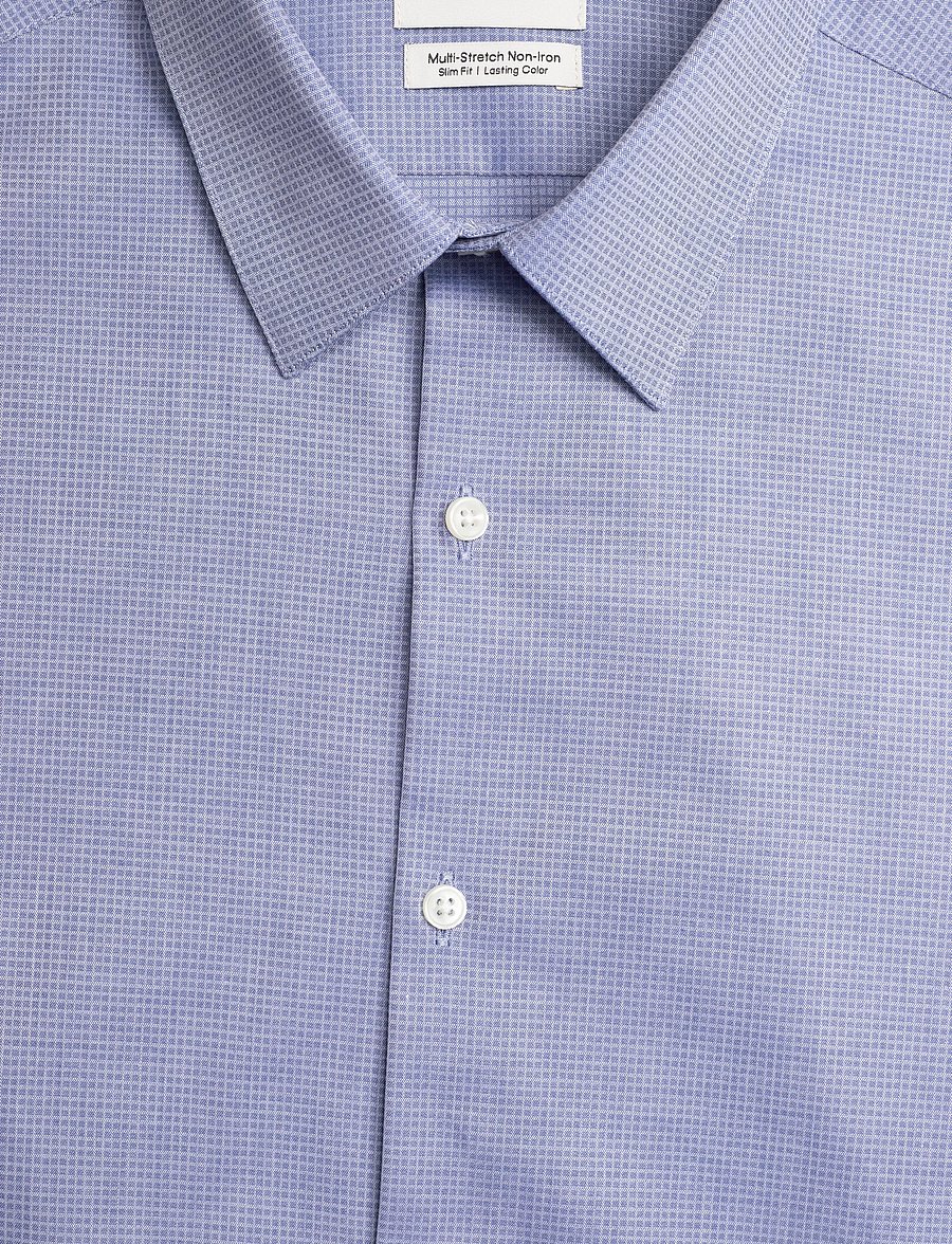 Calvin Klein - SLIM MULTI STR NI SLD - pidulikud särgid - navy - 2