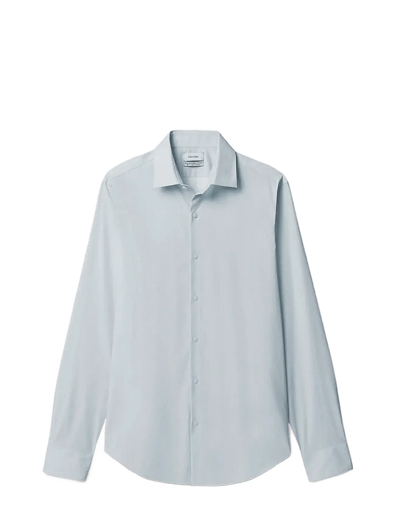 Calvin Klein - SLIM ACTV PERF STR PRT - koszule wizytowe - glacier blue - 1