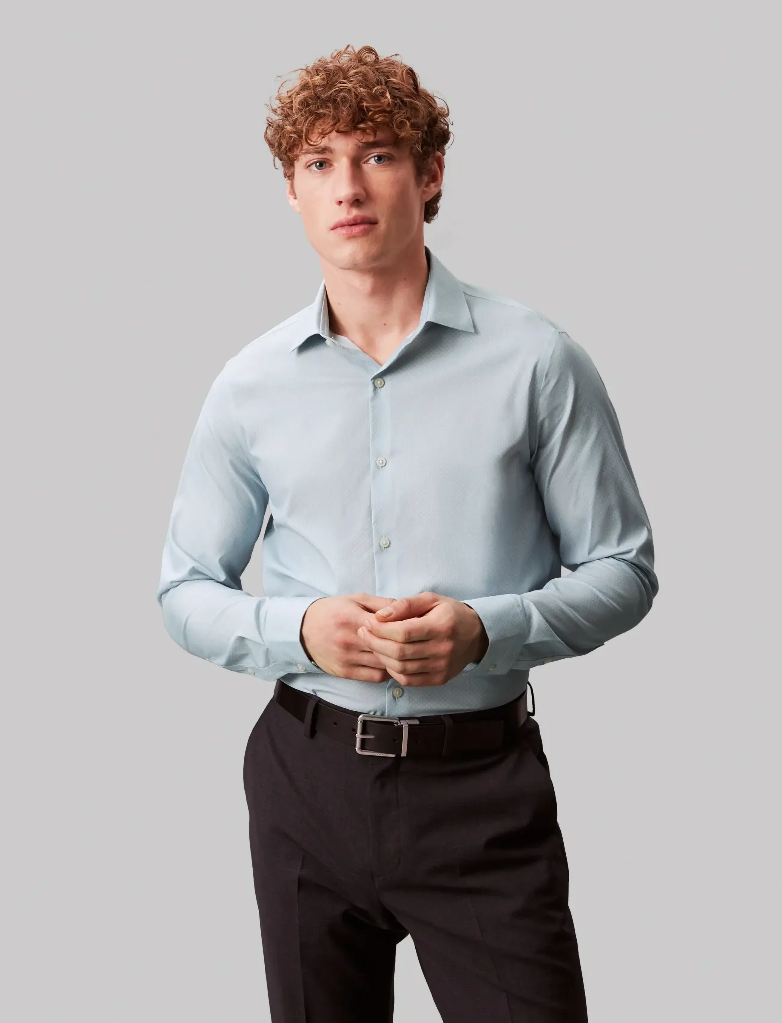 Calvin Klein SLIM ACTV PERF STR PRT - Nyheter - GLACIER BLUE / blue