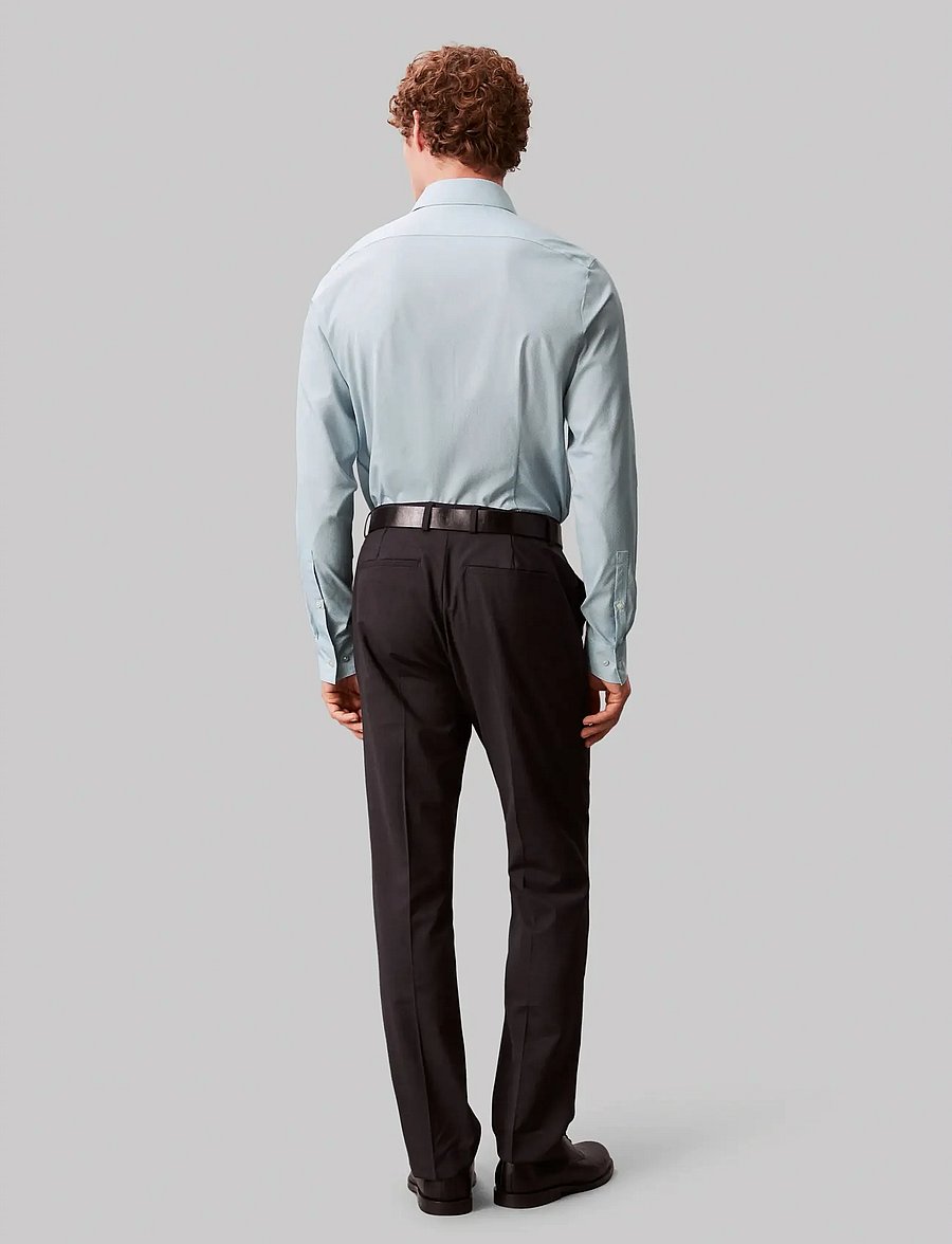 Calvin Klein - SLIM ACTV PERF STR PRT - pidulikud särgid - glacier blue - 3