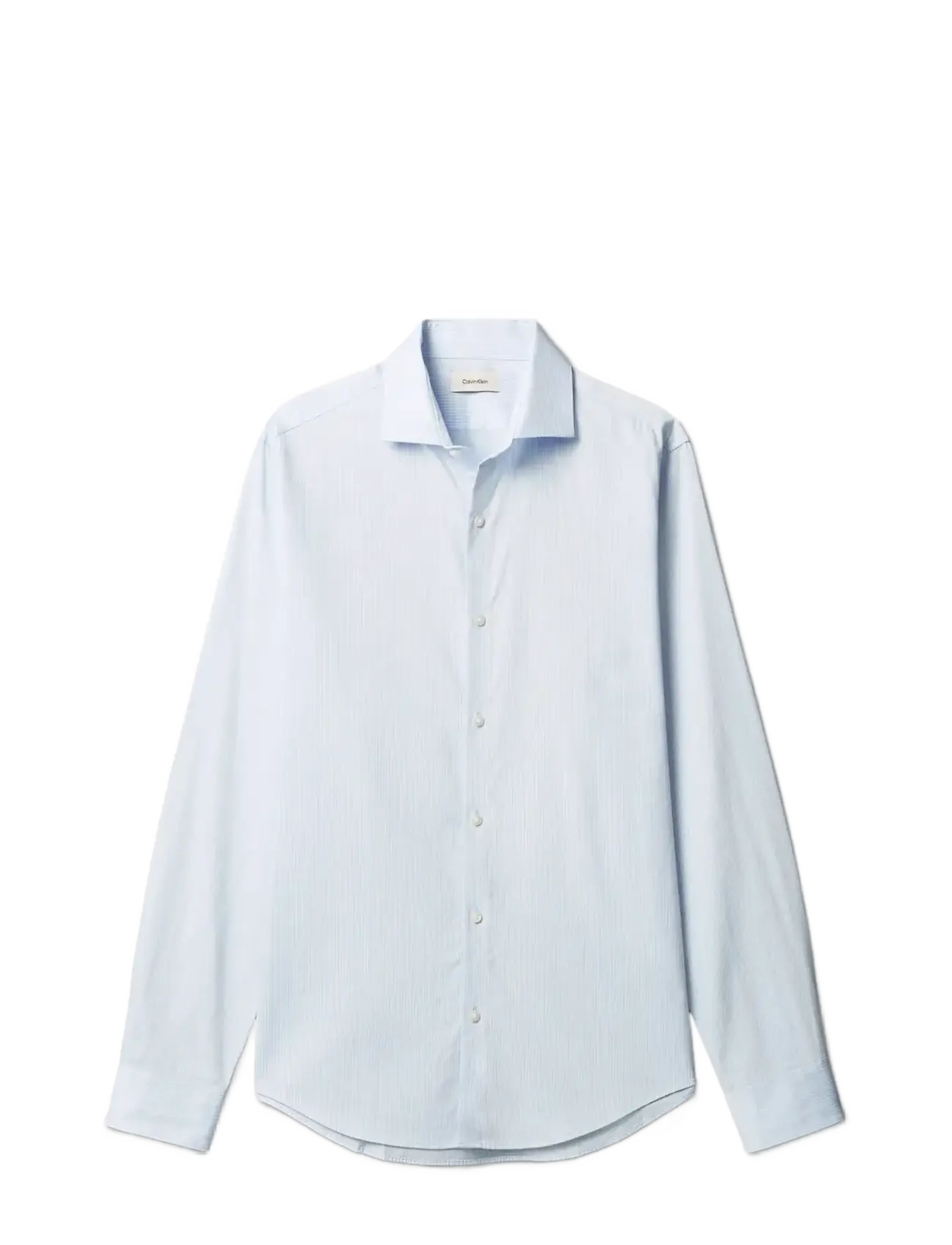Calvin Klein SLIM SFT WSHD STR STP - Skjortor - LIGHT BLUE / blue