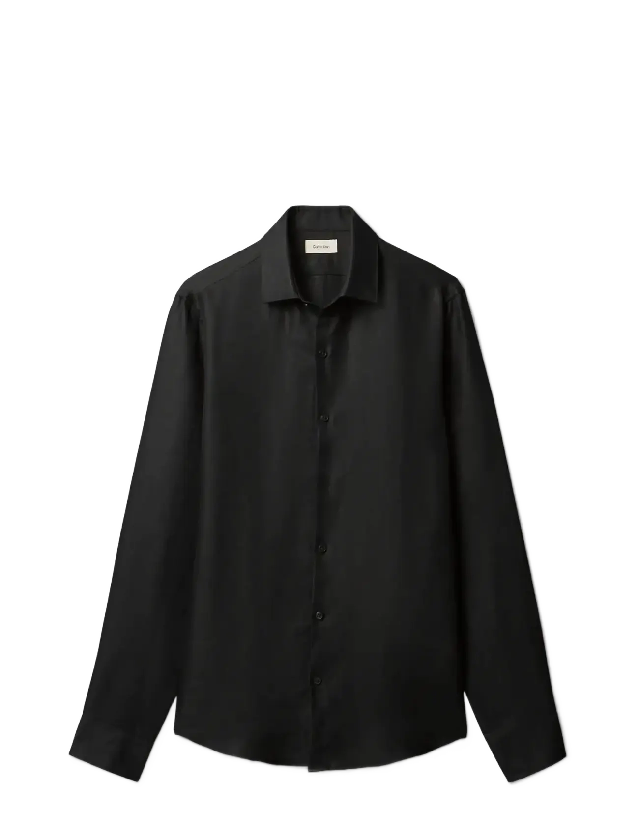 CALVIN KLEIN Slim Ref Linen Bld Sld Schwarz - 40 - Herren