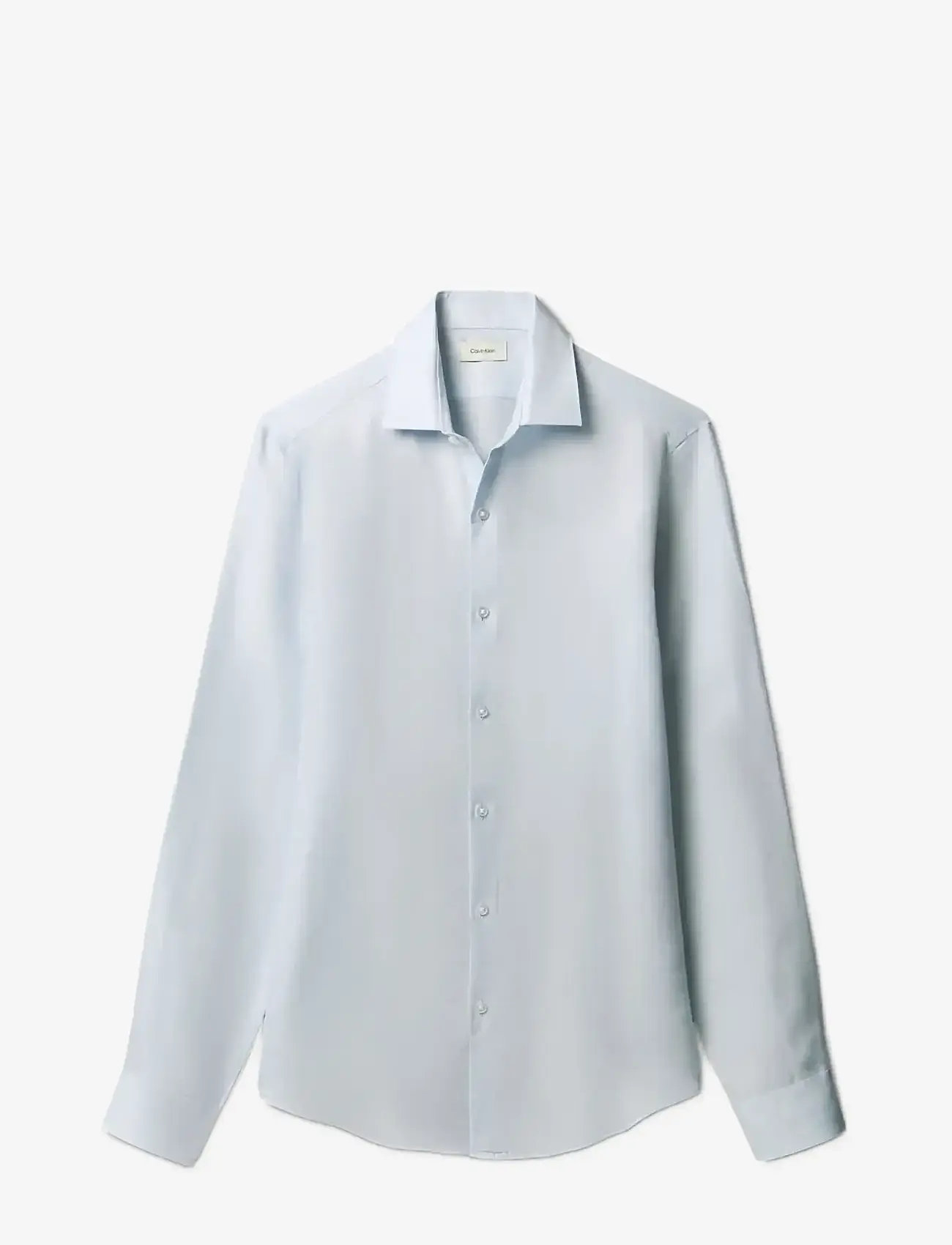 Calvin Klein - SLIM REF LINEN BLD SLD - formelle skjorter - blue - 1