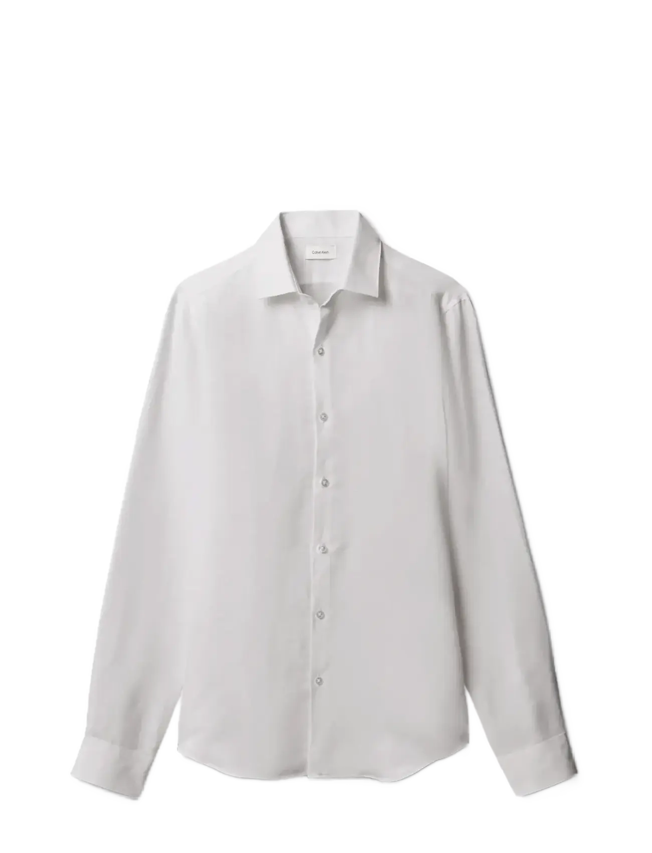 CALVIN KLEIN Slim Ref Linen Bld Sld Weiß - 42 - Herren