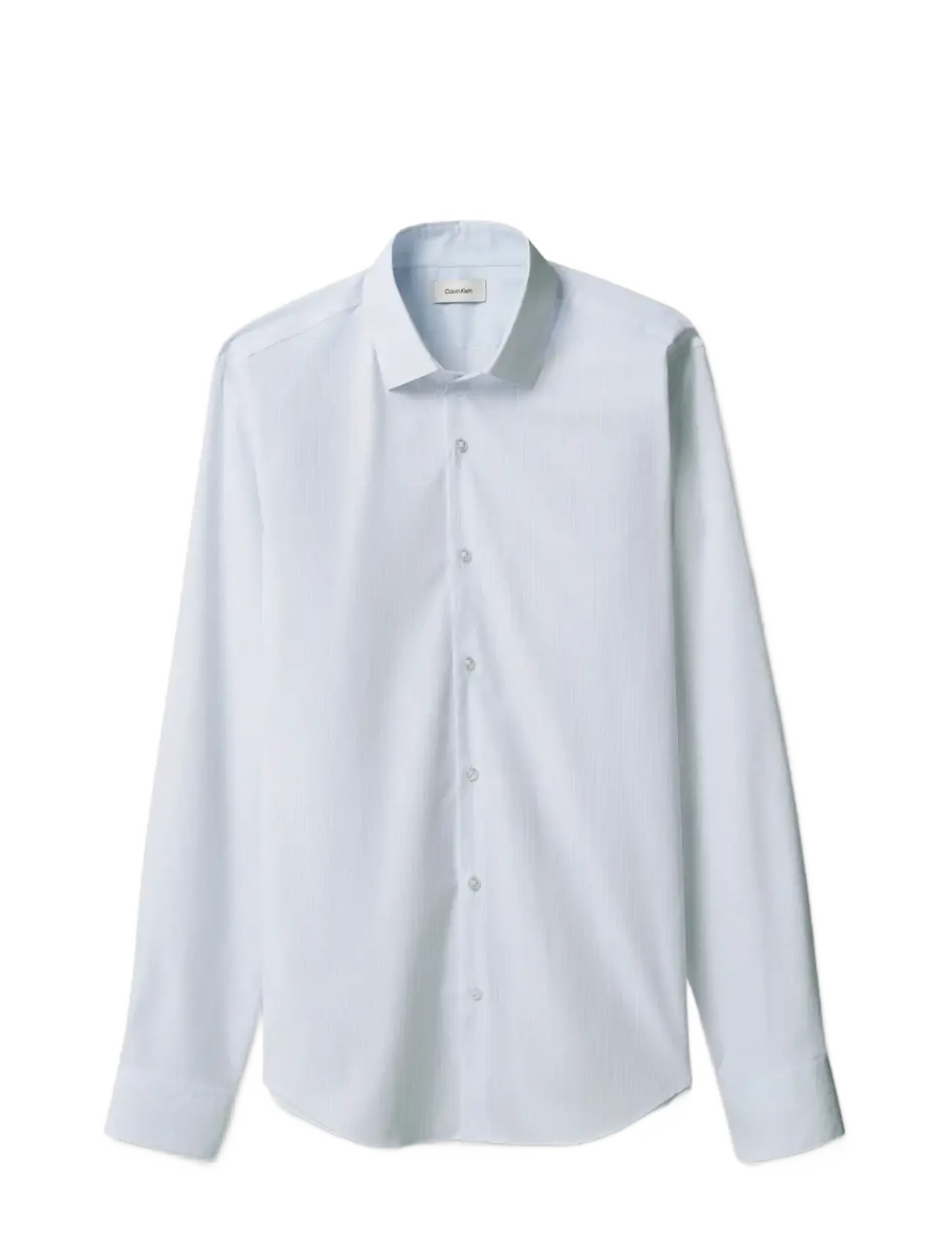 Calvin Klein SLIM UNTK KINETIC STR PRT - Business skjorter - STREAM / blue