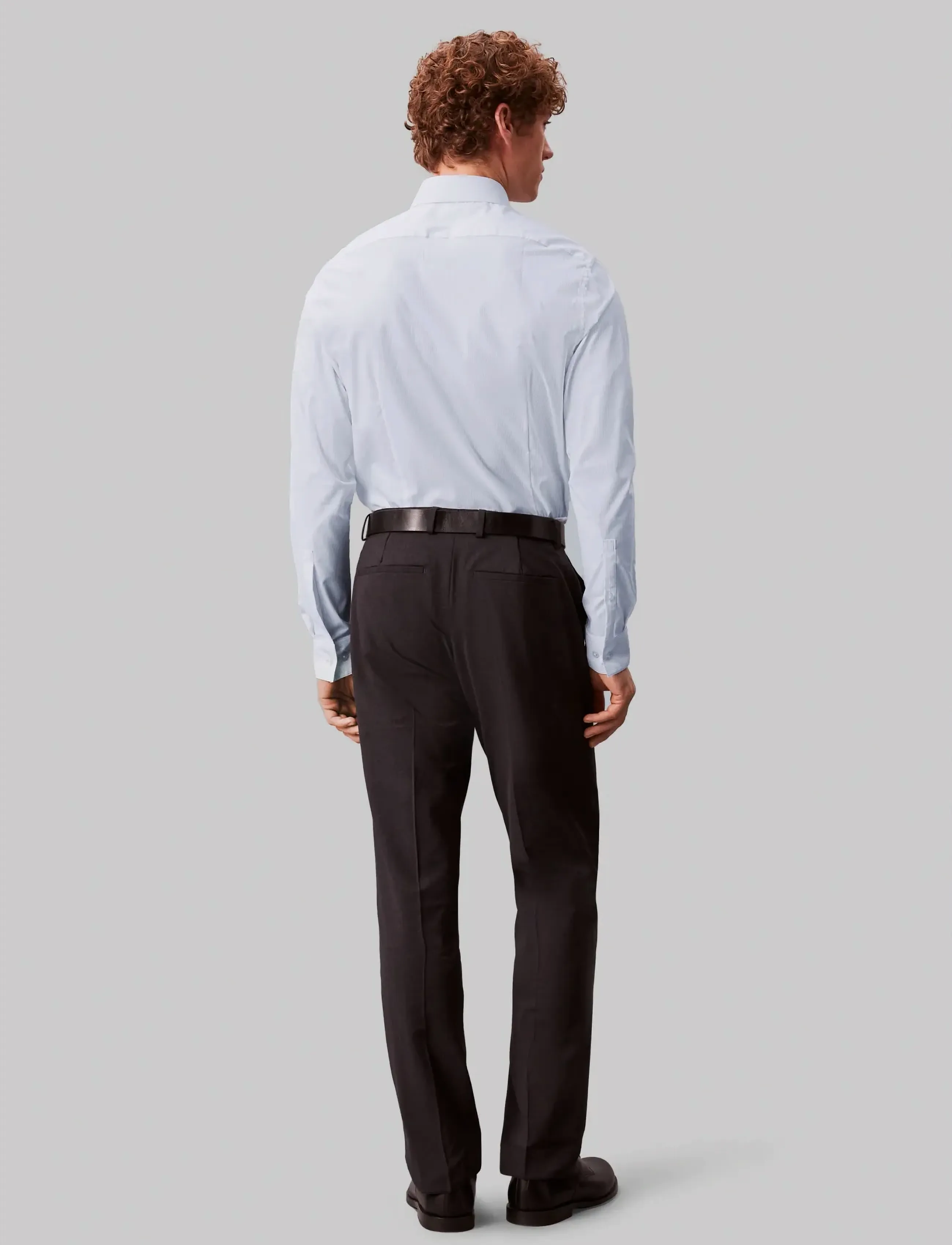 Calvin Klein - SLIM UNTK KINETIC STR PRT - gestreifte hemden - stream - 2