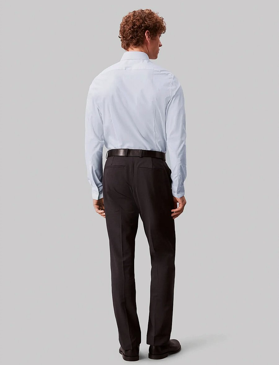 Calvin Klein - SLIM UNTK KINETIC STR PRT - gestreifte hemden - stream - 2