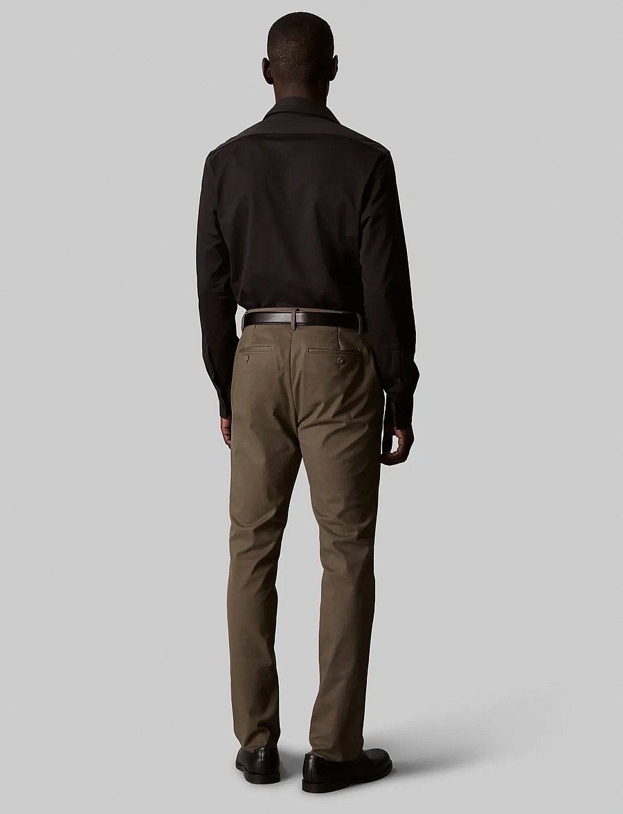 Calvin Klein - SLIM REF KNIT SLD - formelle hemden - black - 3