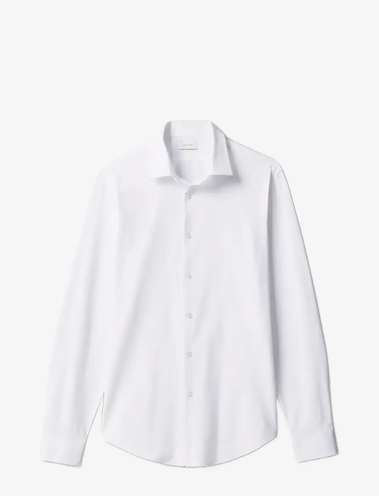 Calvin Klein - SLIM REF KNIT SLD - formelle skjorter - white - 1