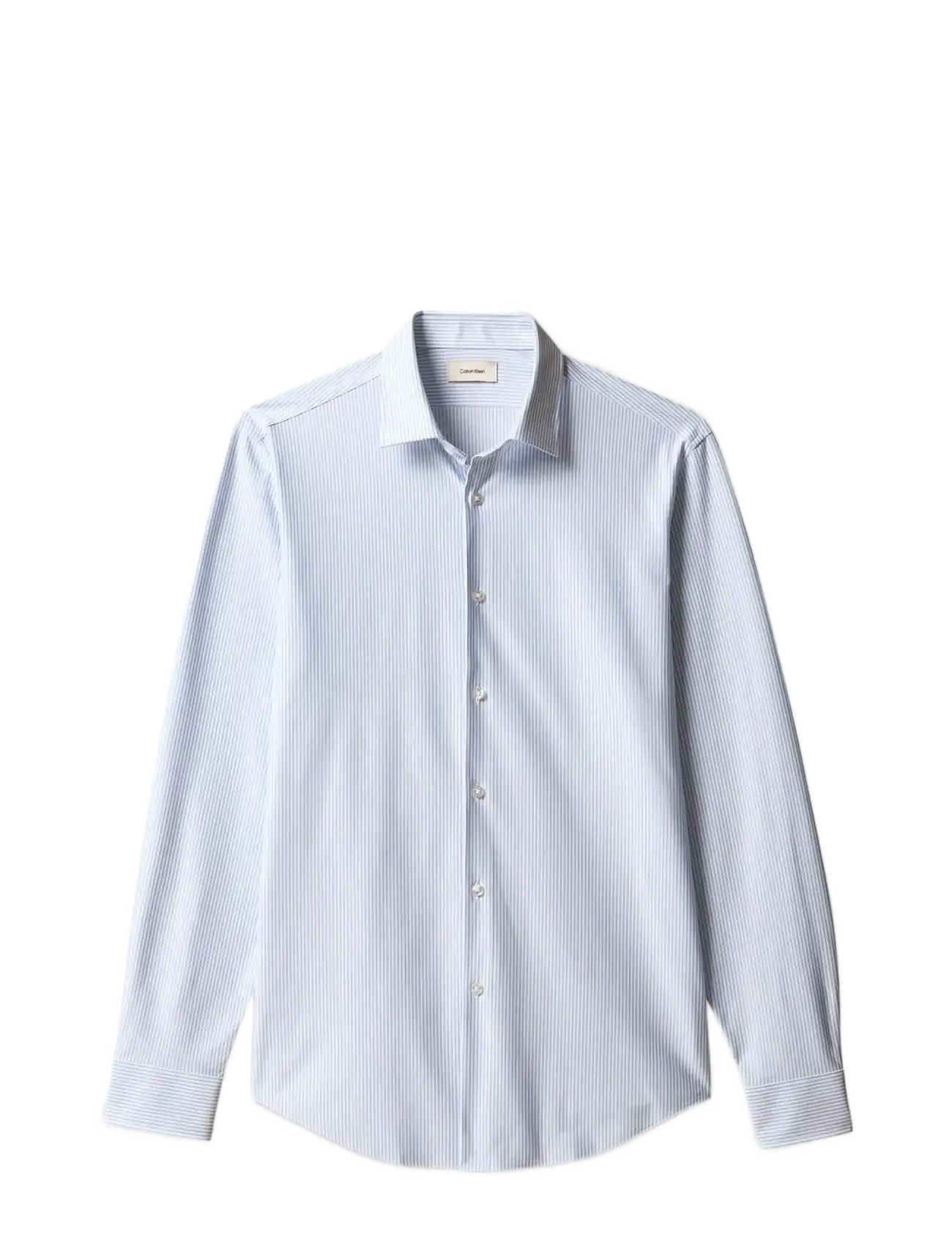 Calvin Klein - SLIM REF KNIT STP - triibulised särgid - blue - 2