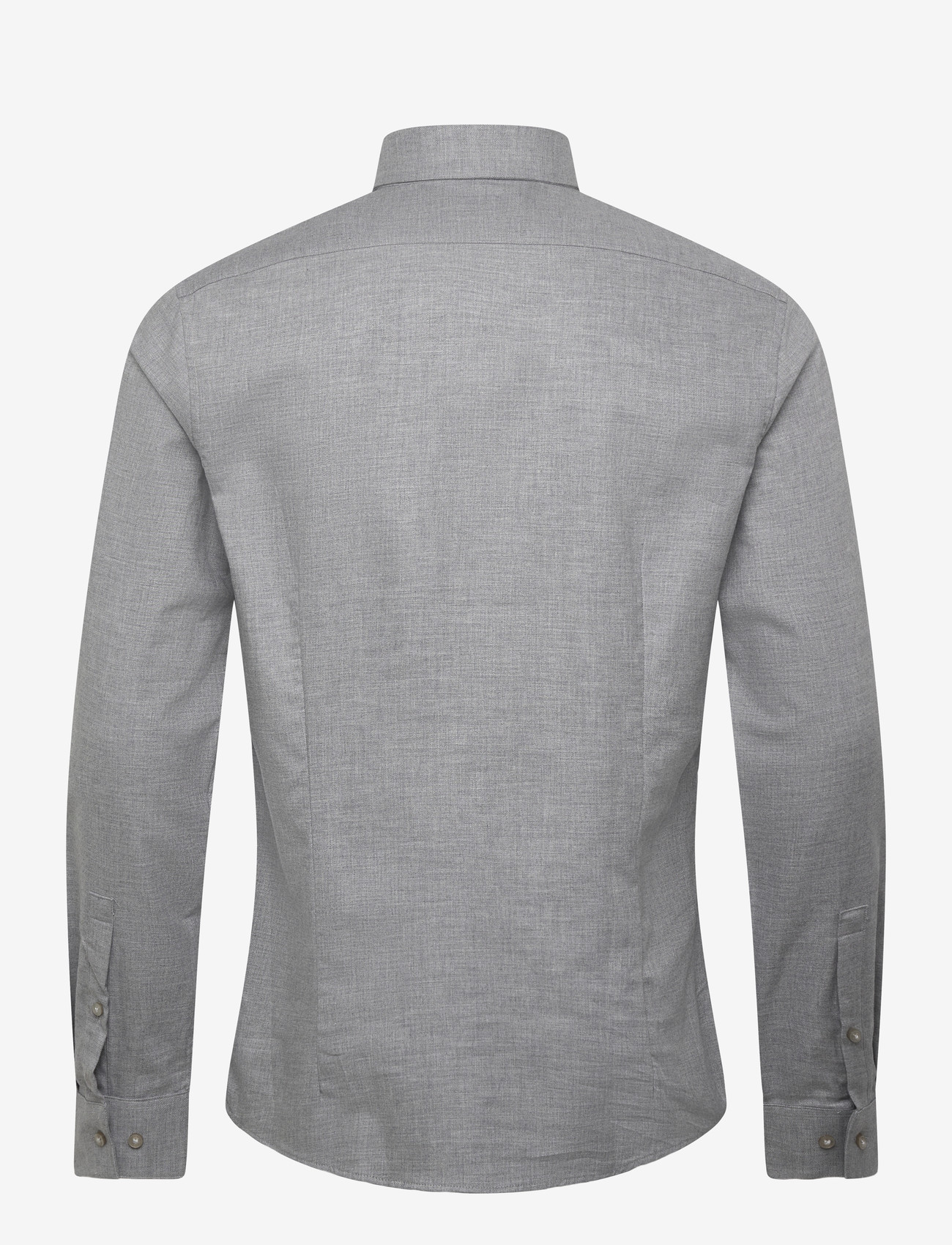 Calvin Klein - SLIM SFT MELANGE CMFT SLD - pidulikud särgid - grey - 1
