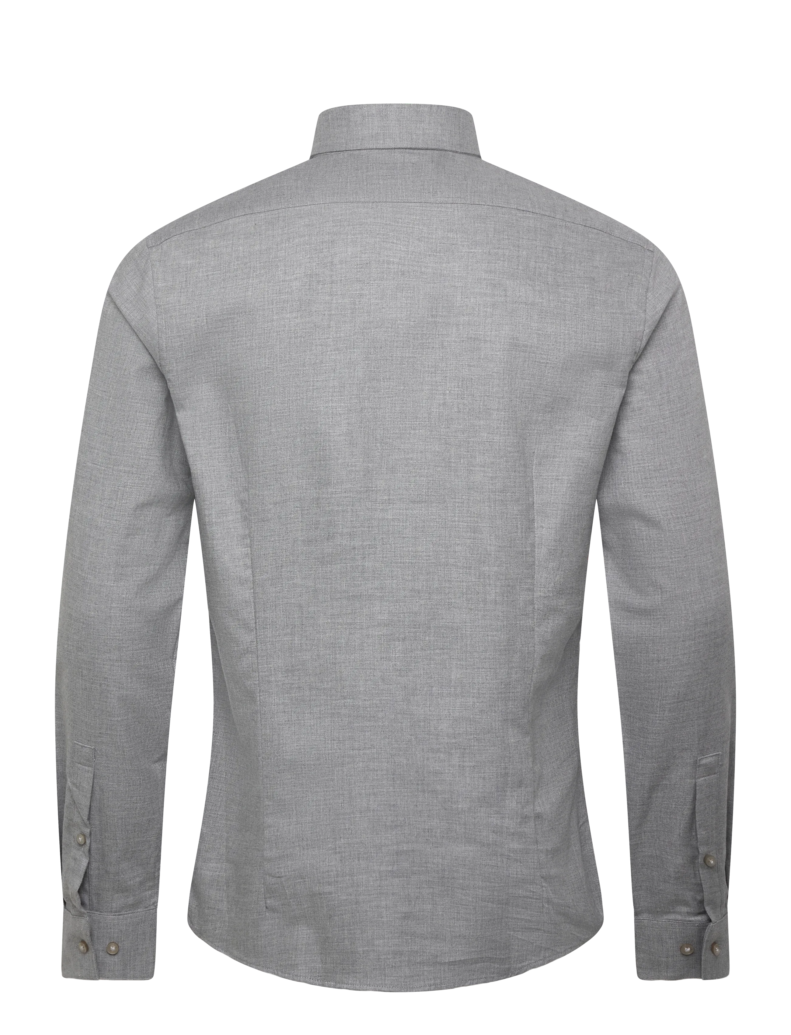 Calvin Klein - SLIM SFT MELANGE CMFT SLD - kostymskjortor - grey - 1