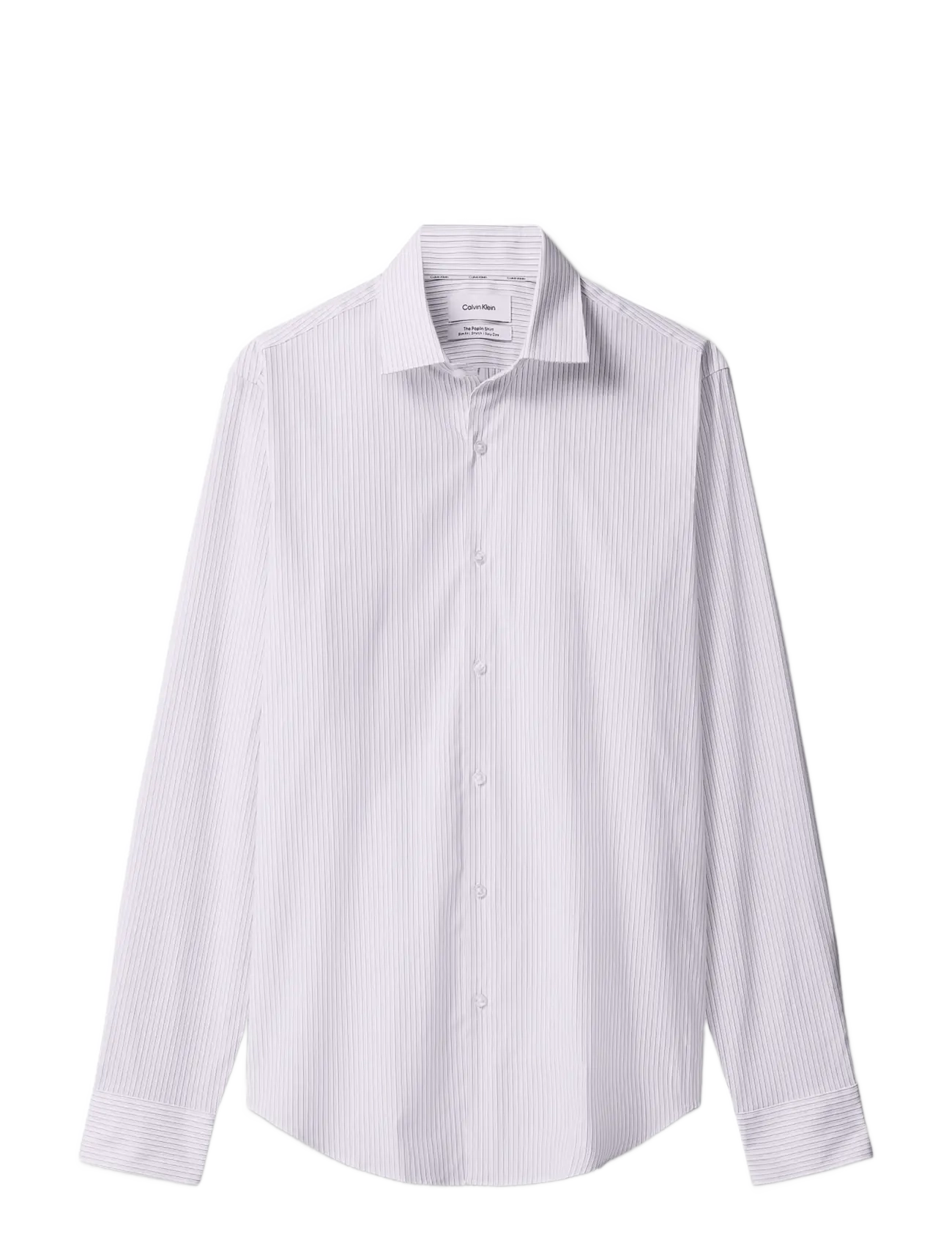 Calvin Klein - SLIM ESNTL POPLIN STR STP - light blue - 1