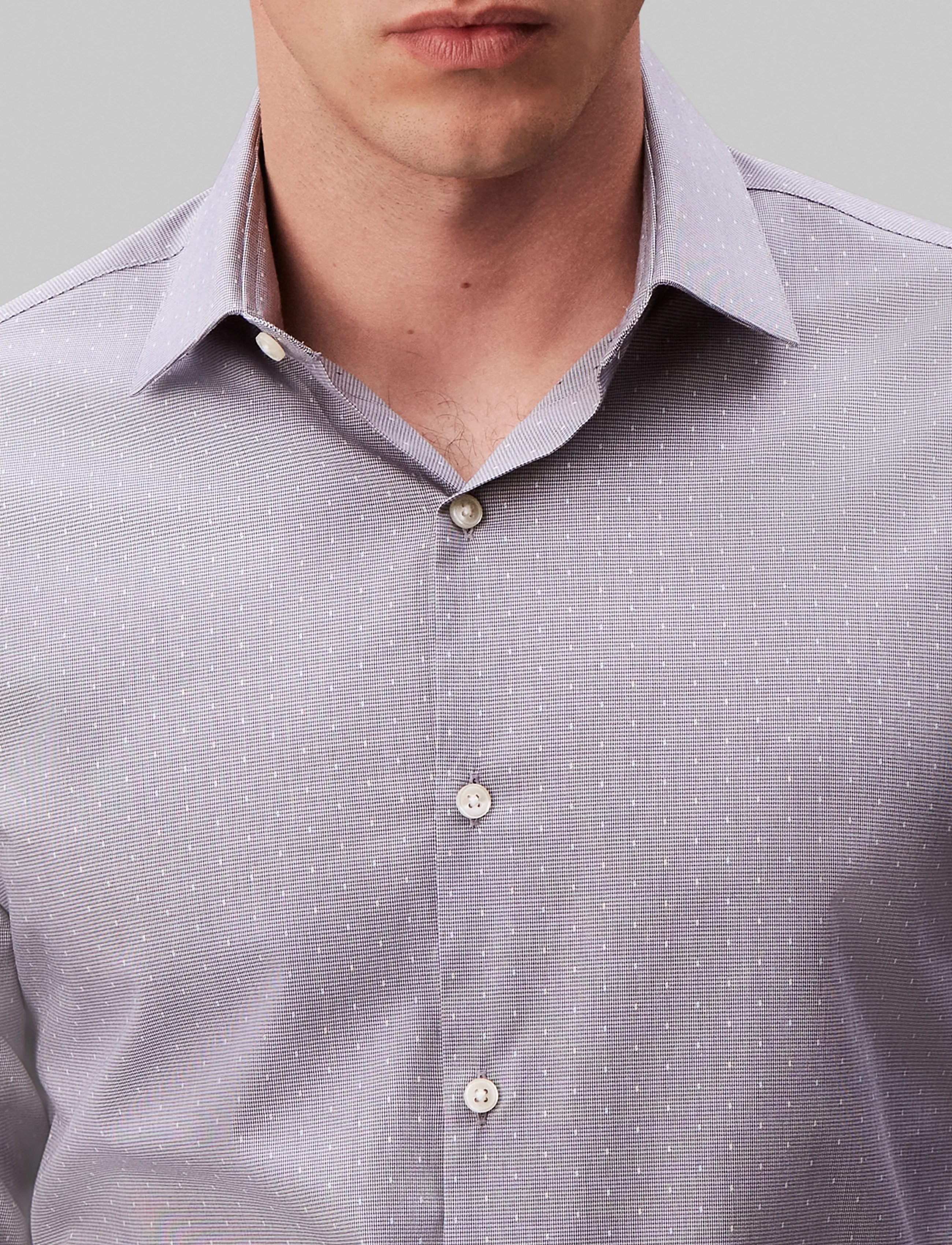Calvin Klein - SLIM ESNTL POPLIN STR SLD - crown blue - 4