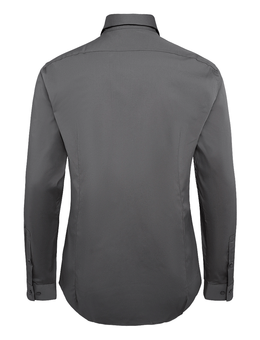 Calvin Klein - SLIM ESNTL POPLIN STR SLD - formelle hemden - magnet - 1