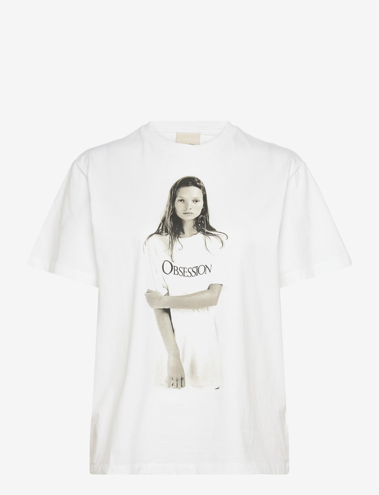 Calvin Klein - OBSESSION UNISEX CLASSIC TEE - t-shirts - bright white - 1