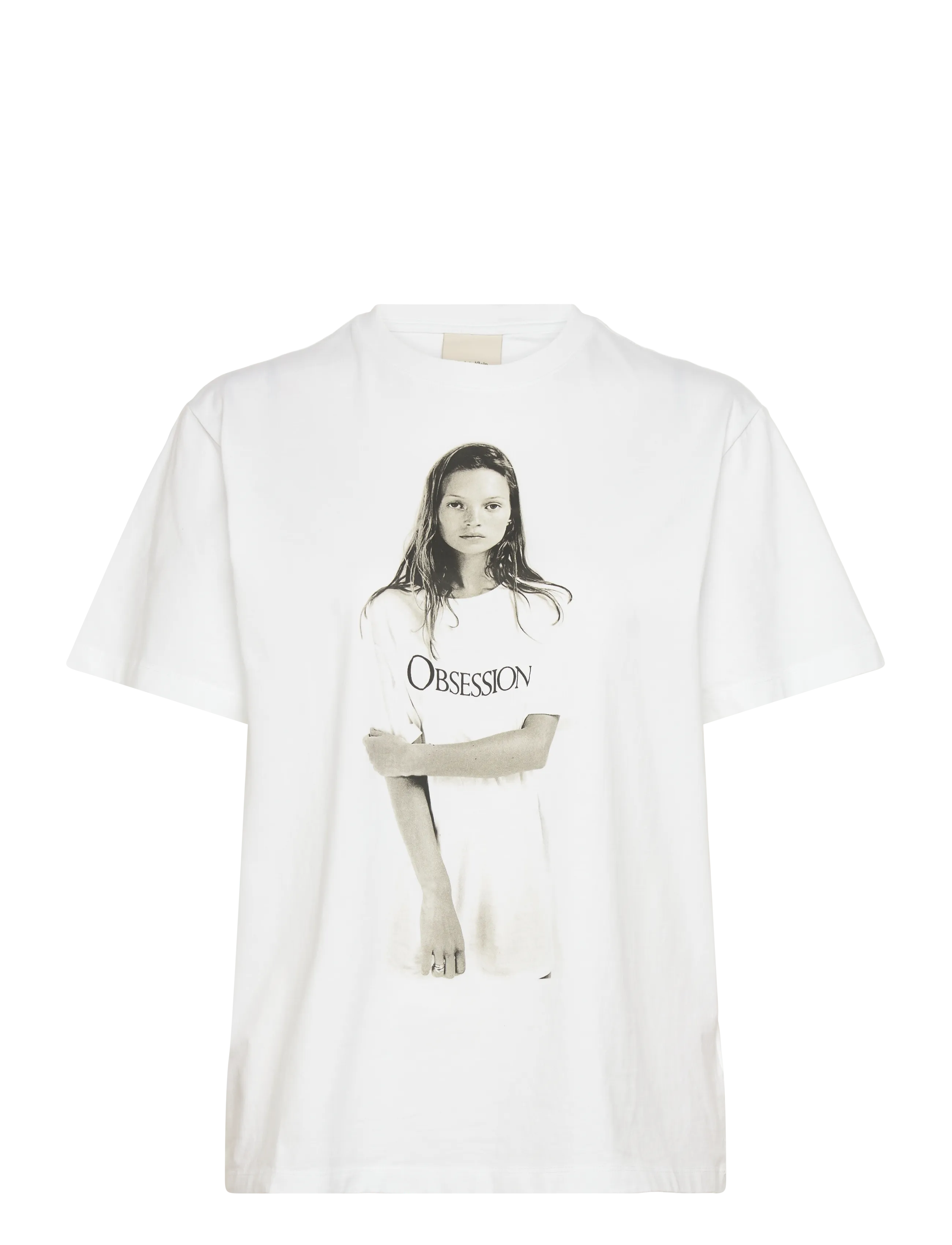 Calvin Klein OBSESSION UNISEX CLASSIC TEE - Tøj - BRIGHT WHITE / white