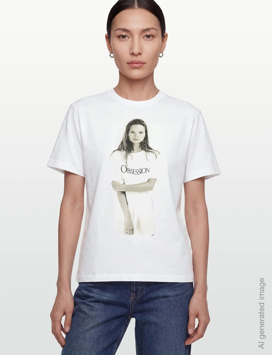 Calvin Klein - OBSESSION UNISEX CLASSIC TEE - t-särgid - bright white - 3