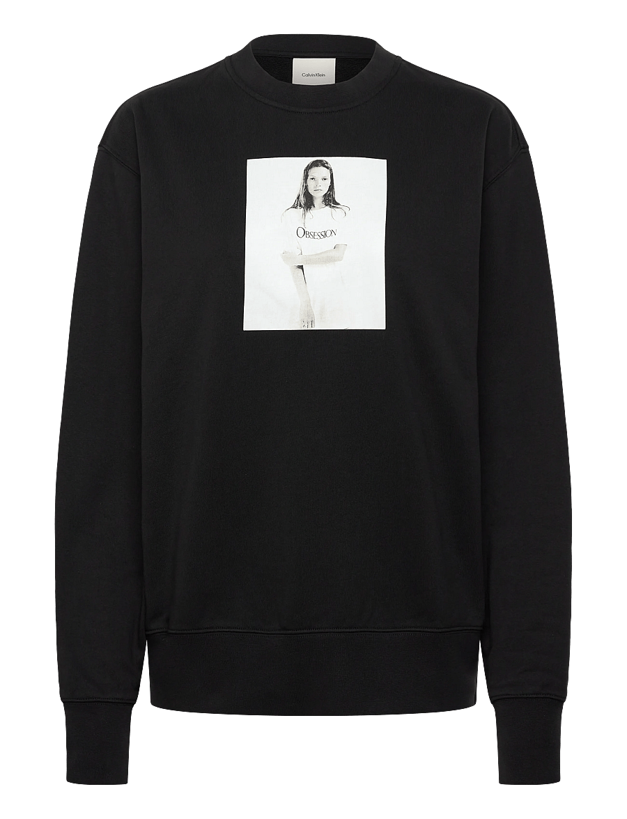 Calvin Klein - KATE OBSESSION BOYFRIEND SWEATSH - alltags-style - black - 1